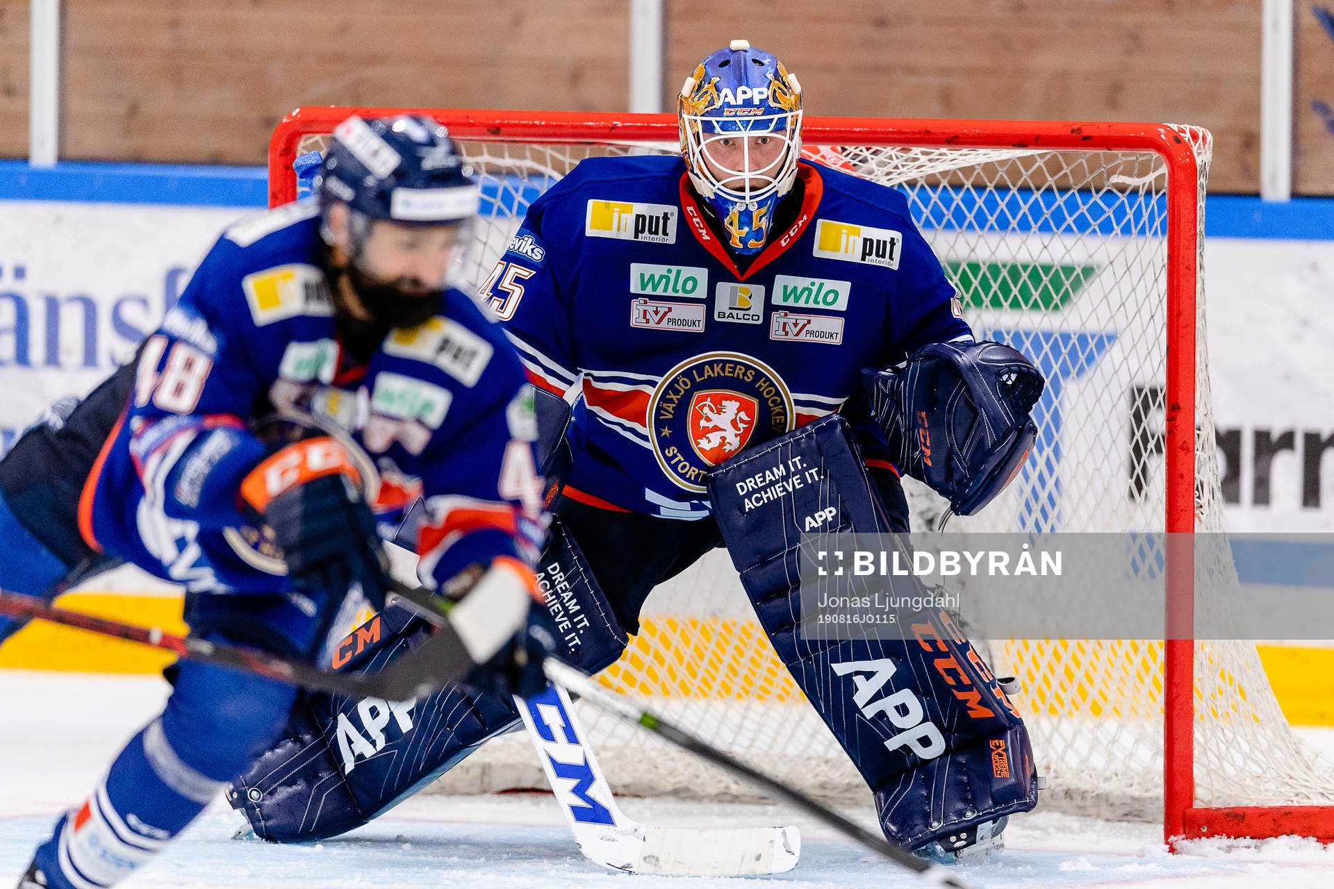 Växjös målvakt Viktor Andrén