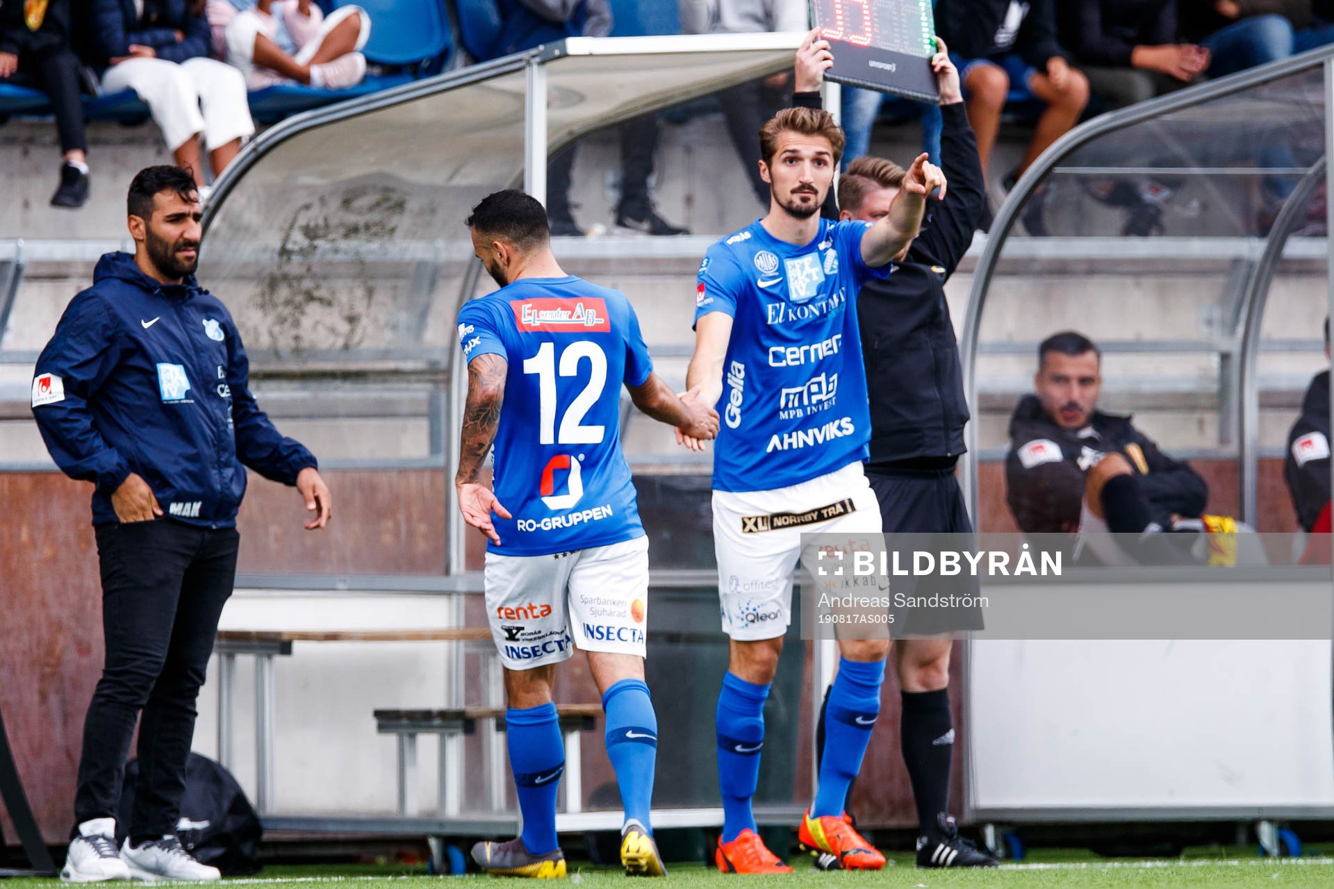 Byte mellan Norrbys Richard Yarsuvat och Dardan Rexhepi