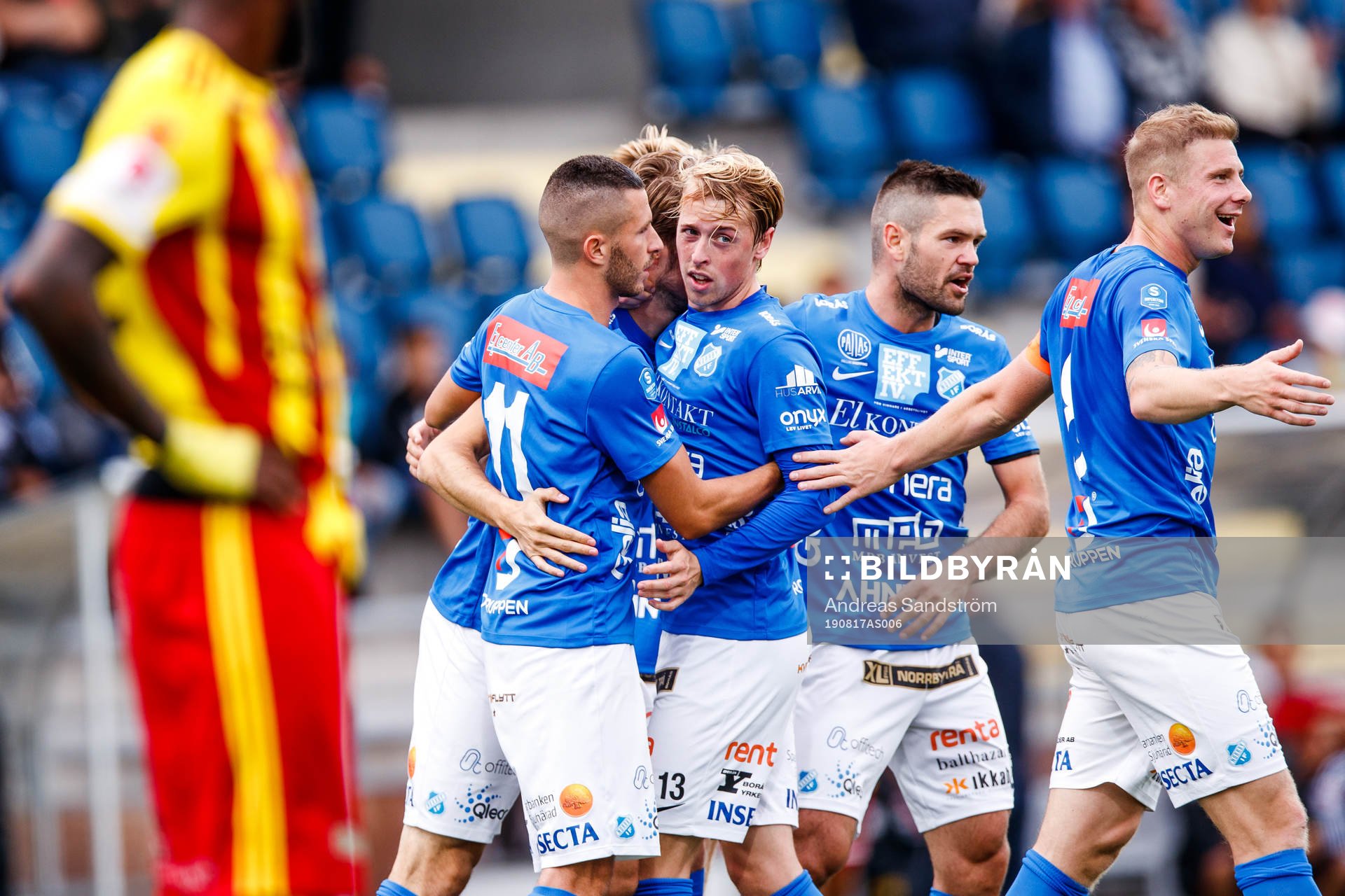 Norrbys spelare jublar