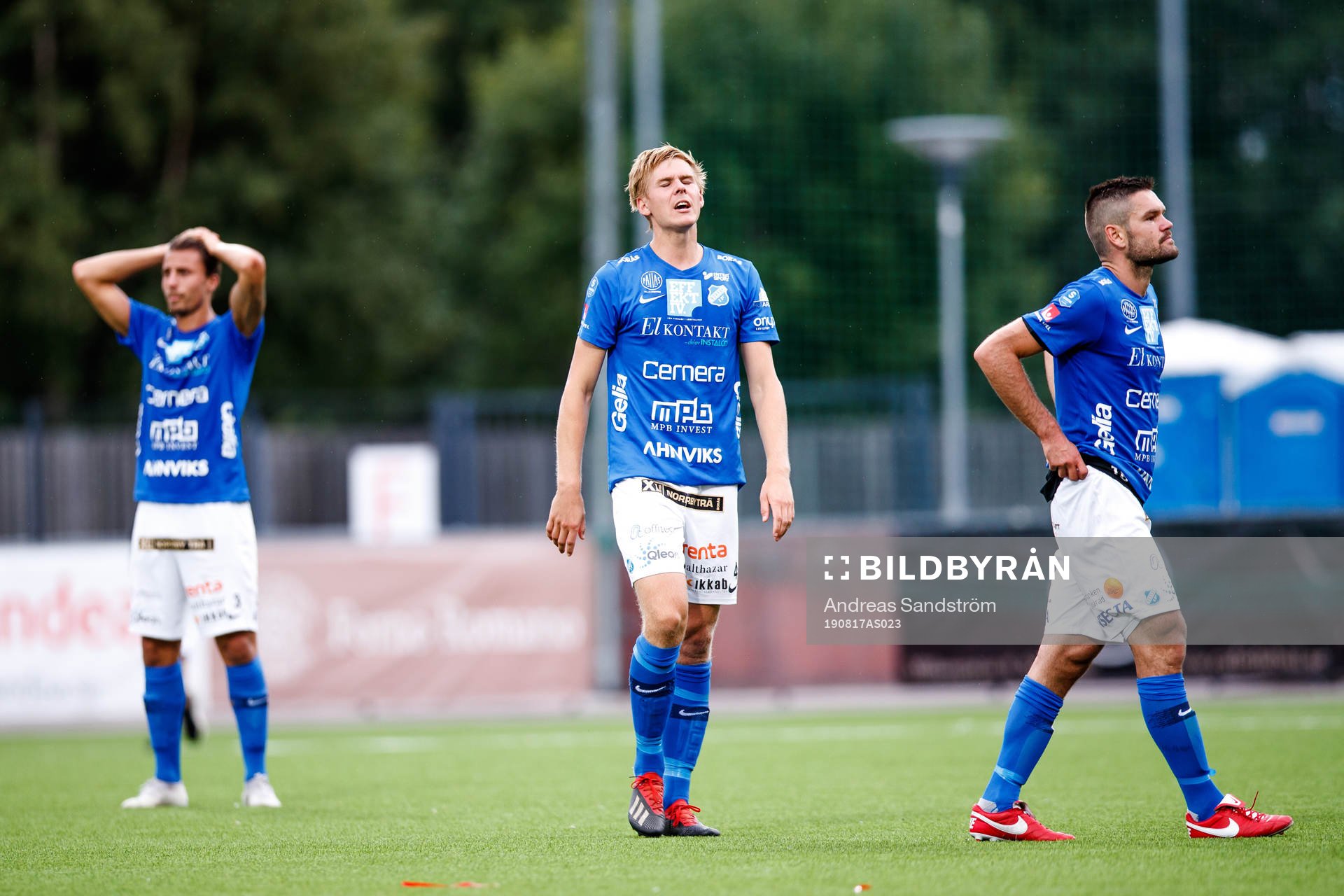 Norrbys Dardan Rexhepi , Didric Andersson och Jesper Brandt