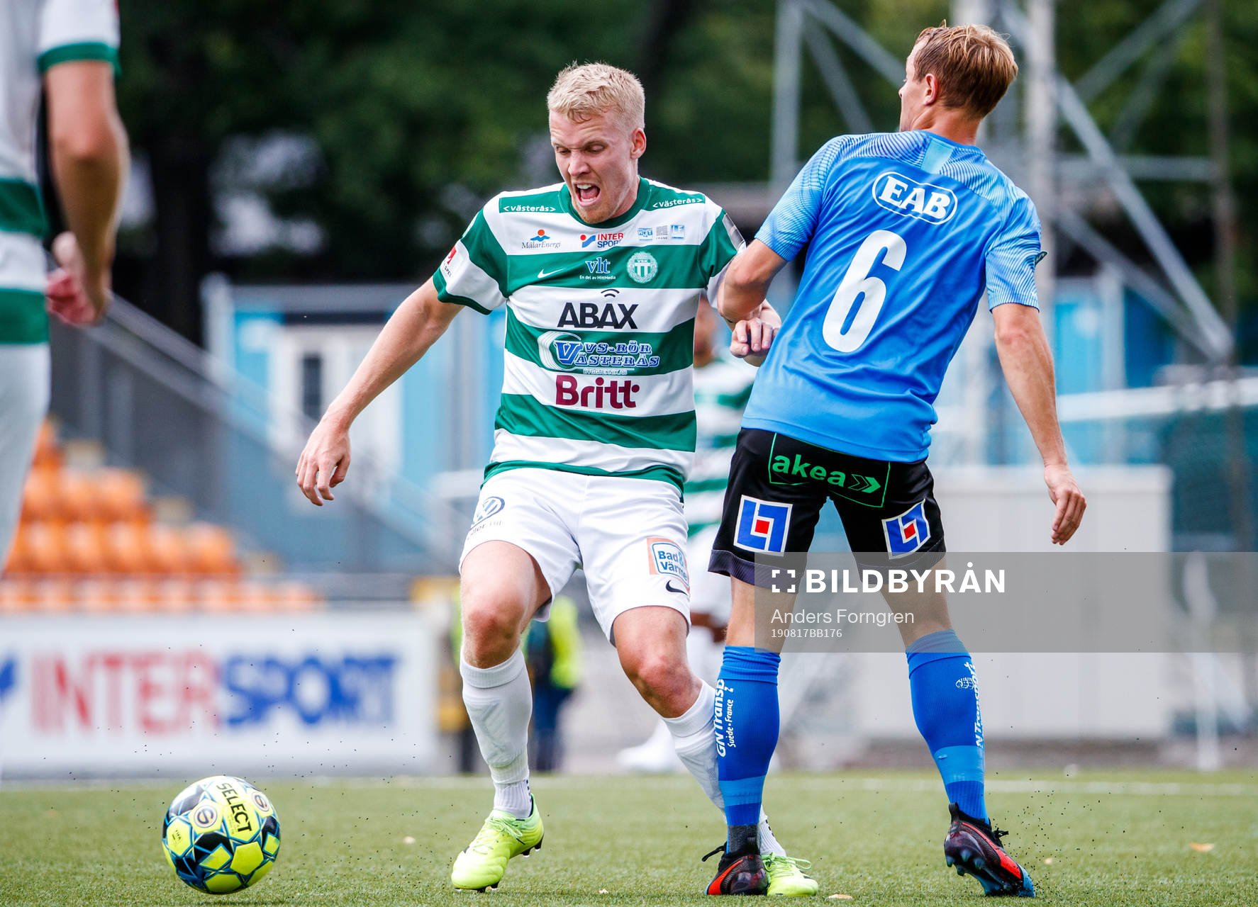 Västerås Simon Johansson och Halmstads Joel Allansson