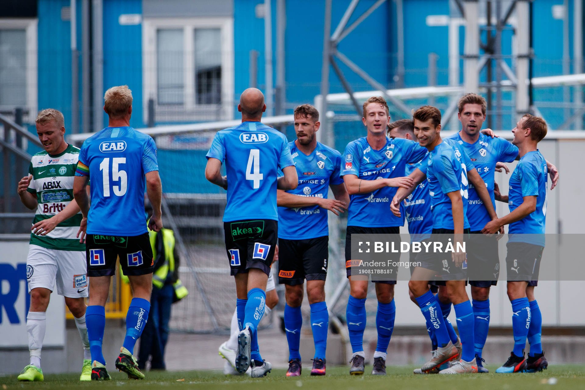Halmstads Andreas Bengtsson jublar