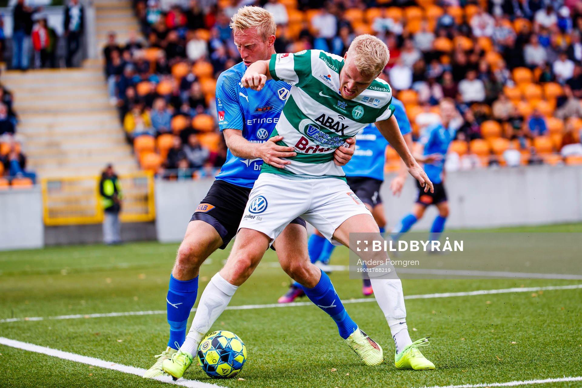 Halmstads Peter Larsson och Västerås Simon Johansson