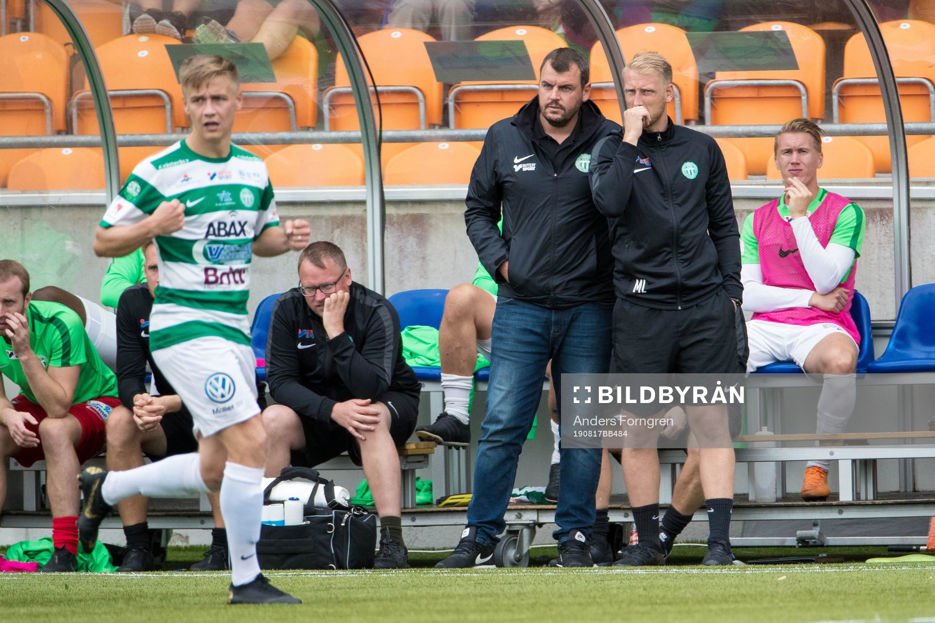 under fotbollsmatchen i Superettan mellan Västerås och