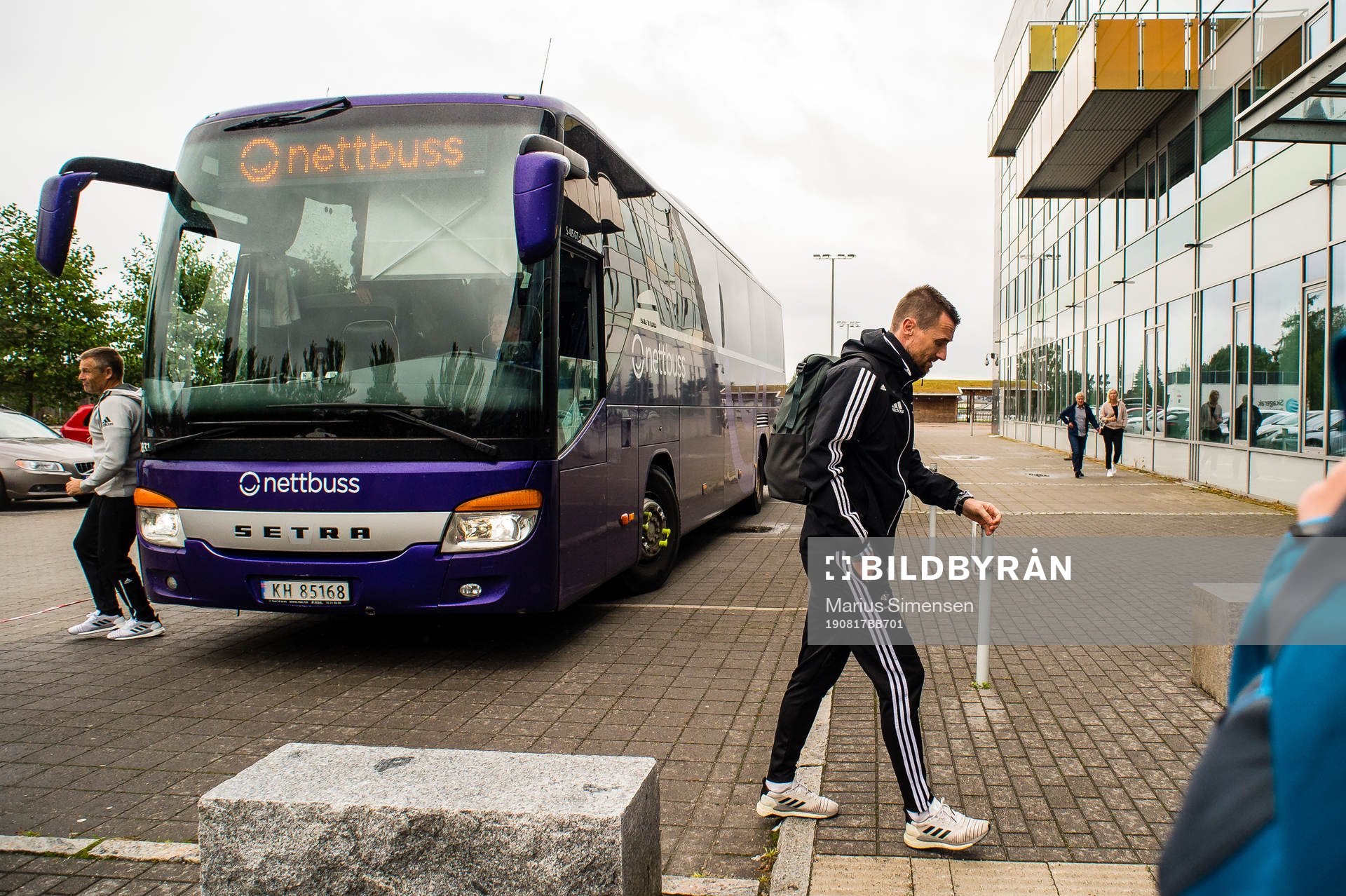 Eirik Horneland, head coach of Rosenborg,  arrives
