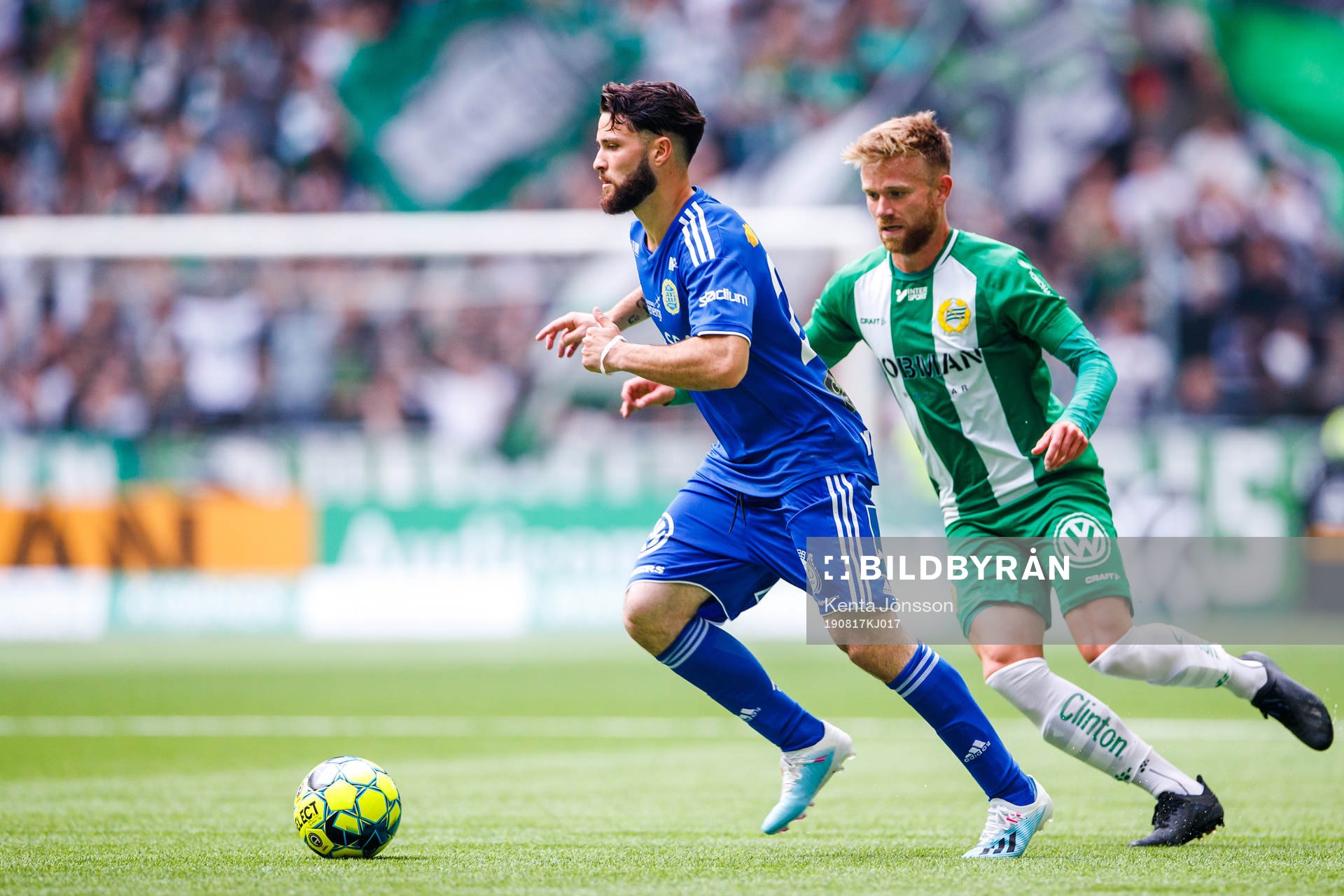 Sundsvalls Jonathan Tamimi och Hammarbys Dennis Widgren