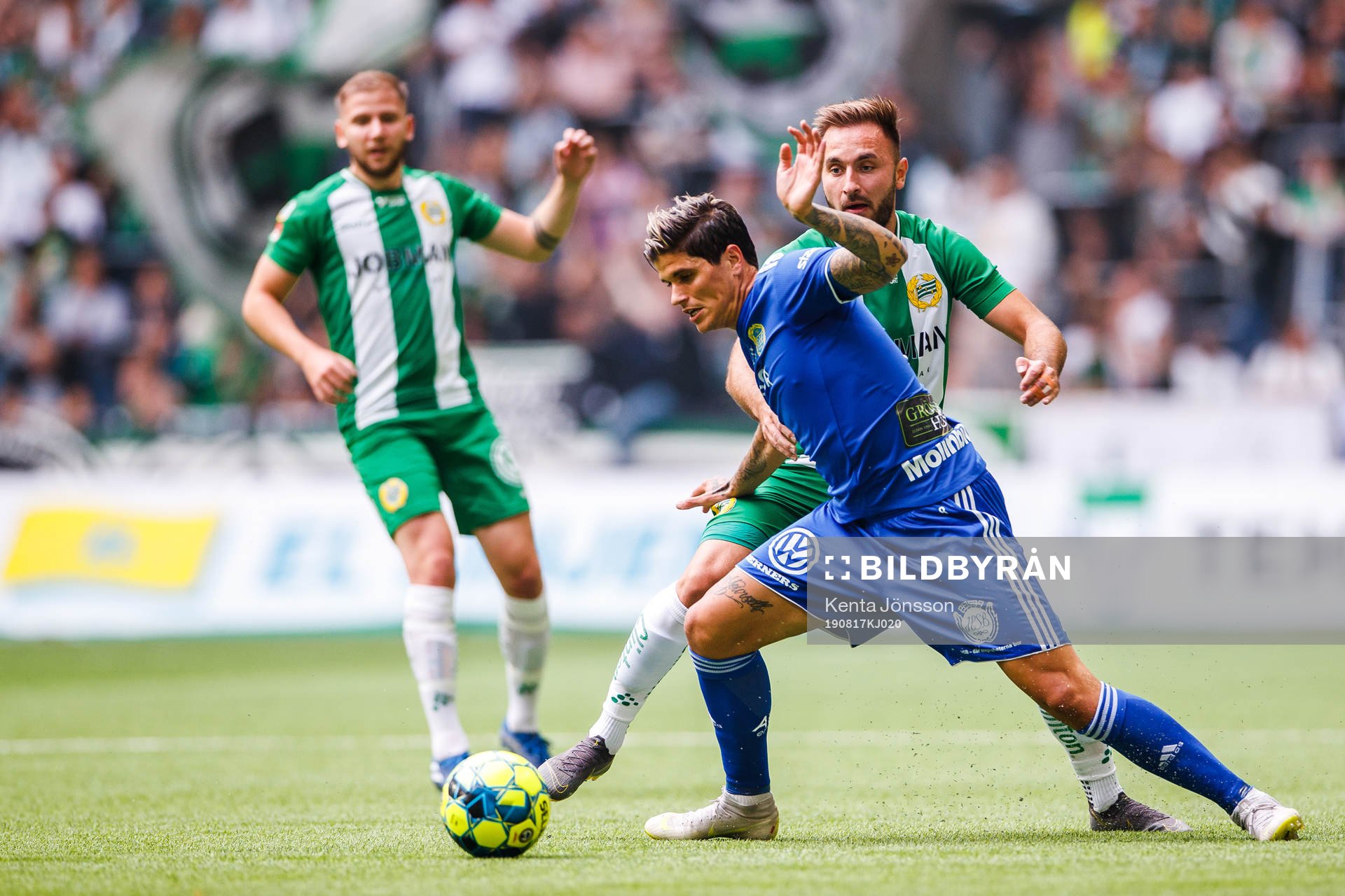 Sundsvalls David Batanero och Hammarbys Muamer Tankovic
