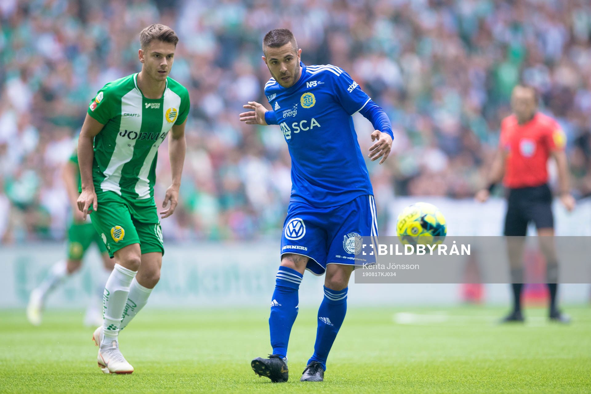 Sundsvalls Carlos Gracia och Hammarbys Alexander Kacaniklic