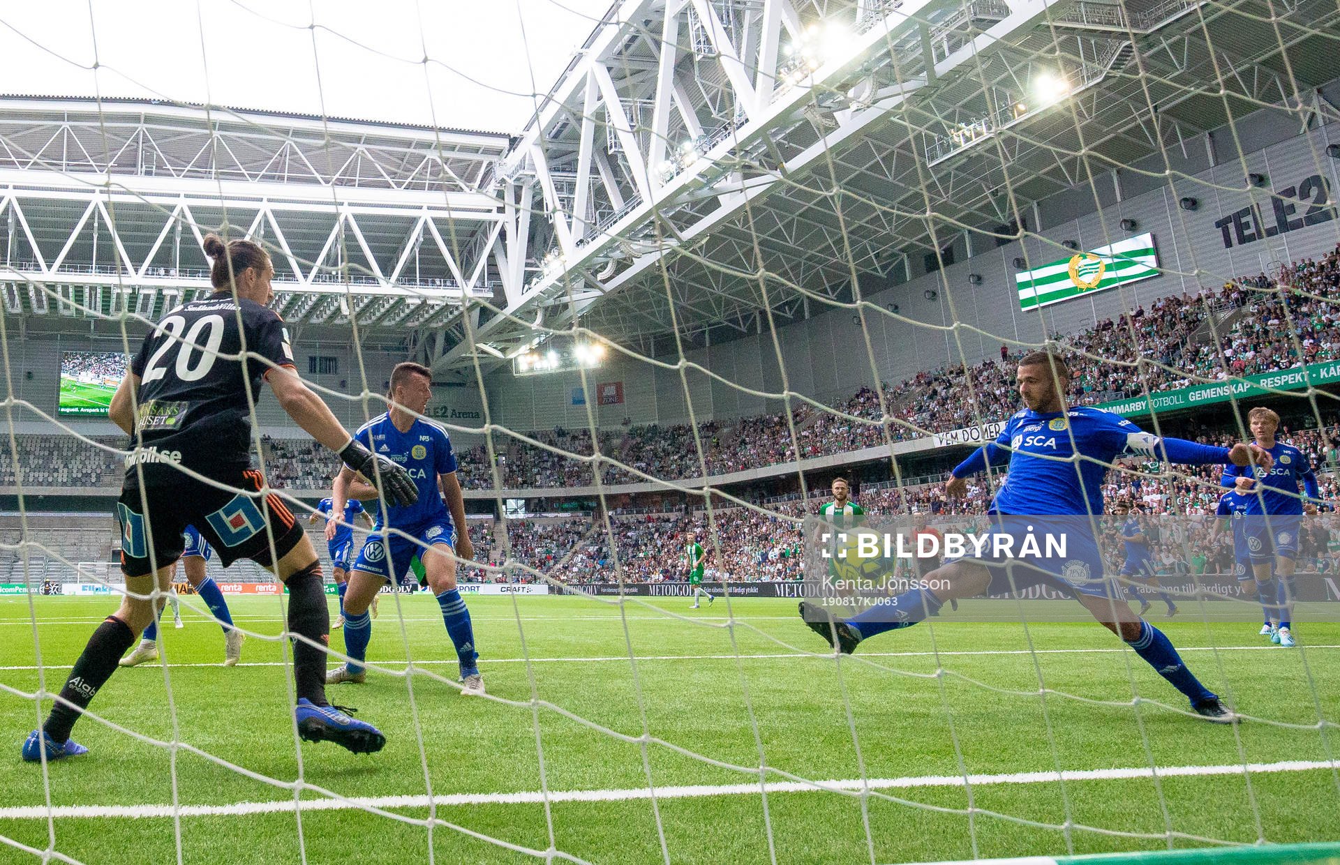 Hammarbys Richard Magyar gör 3-0 bakom Sundsvalls David