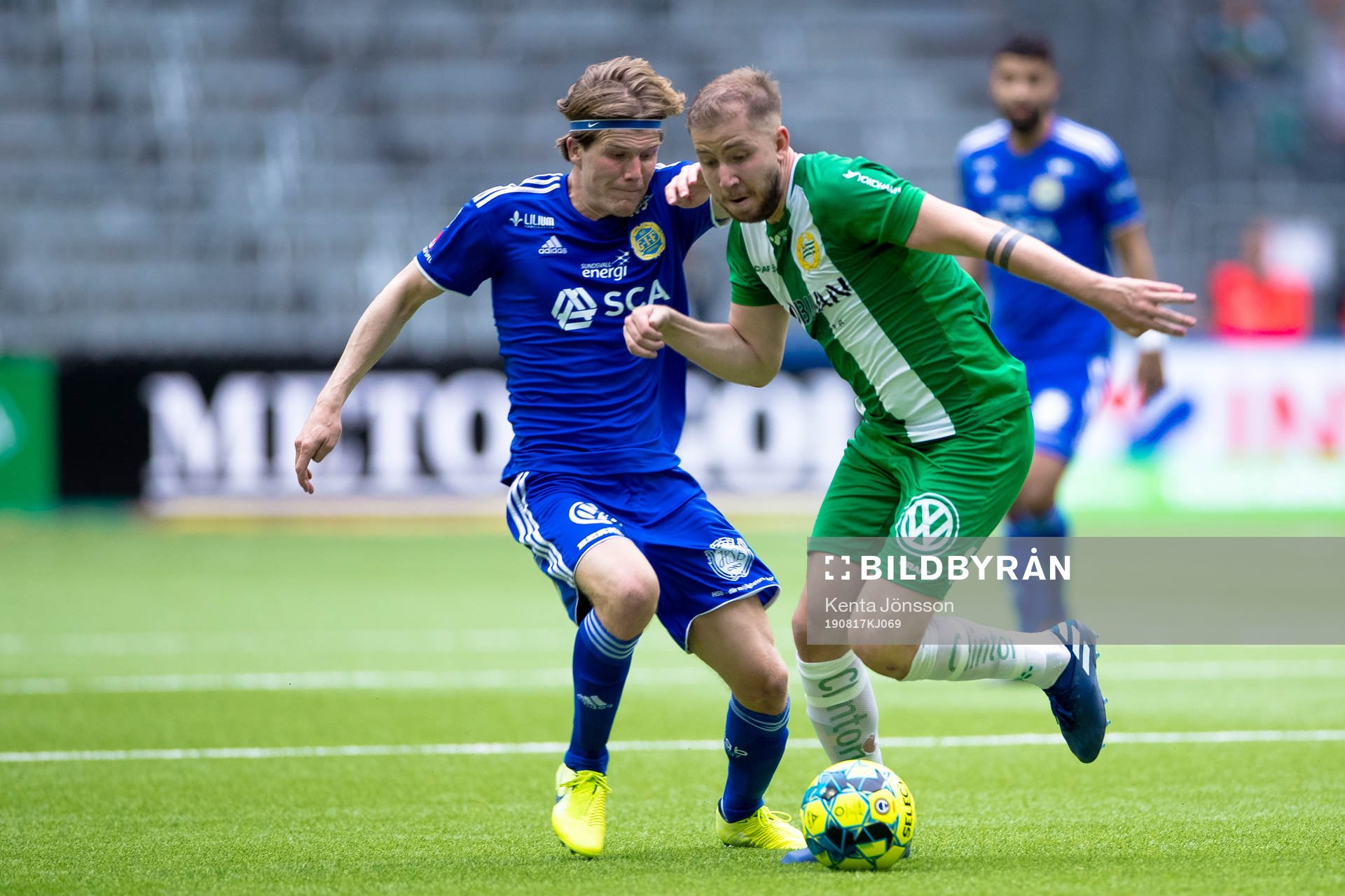 Sundsvalls Oliver Berg och Hammarbys Darijan Bojanic