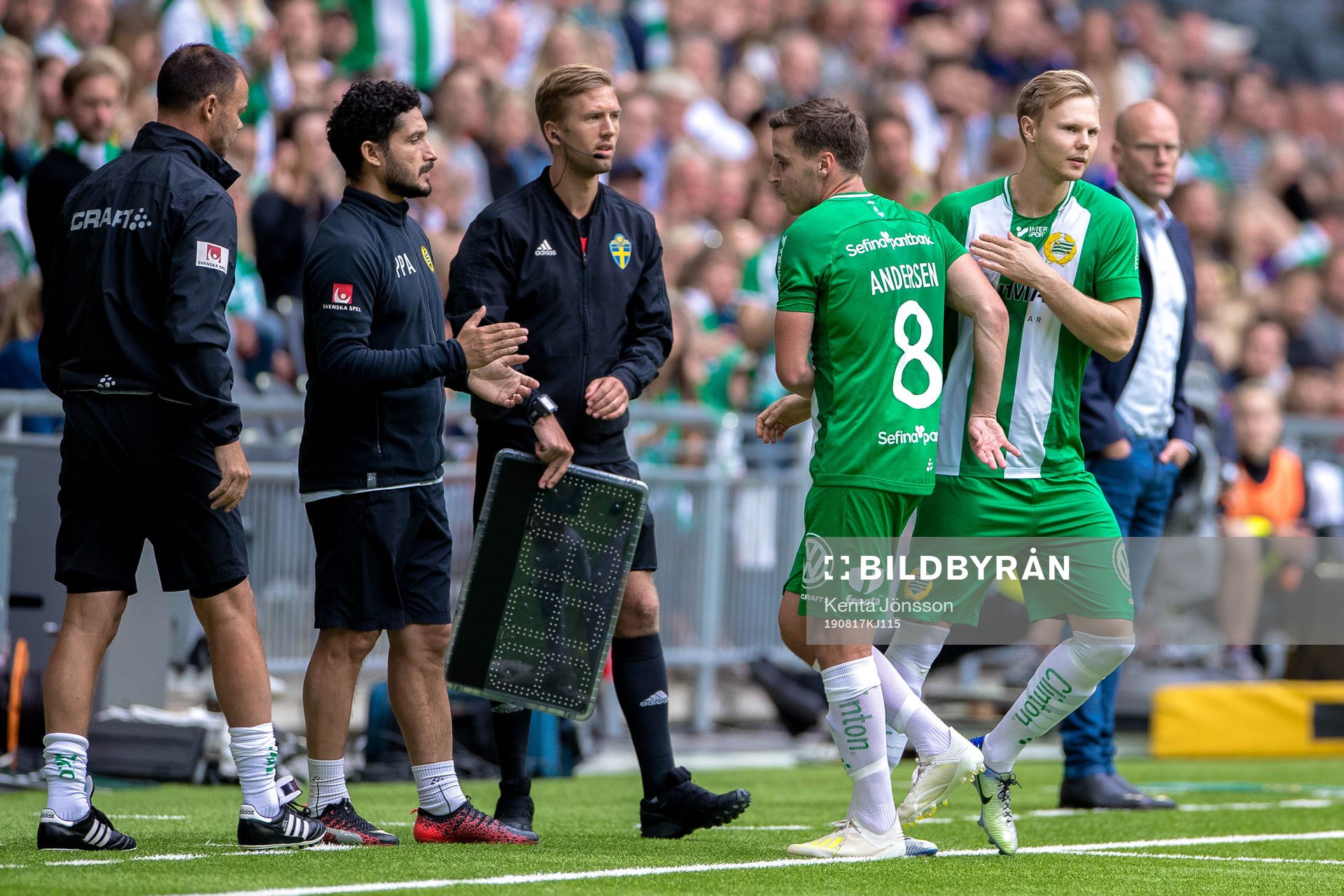 Hammarbys Jeppe Andersen byts ut mot Tim Söderström