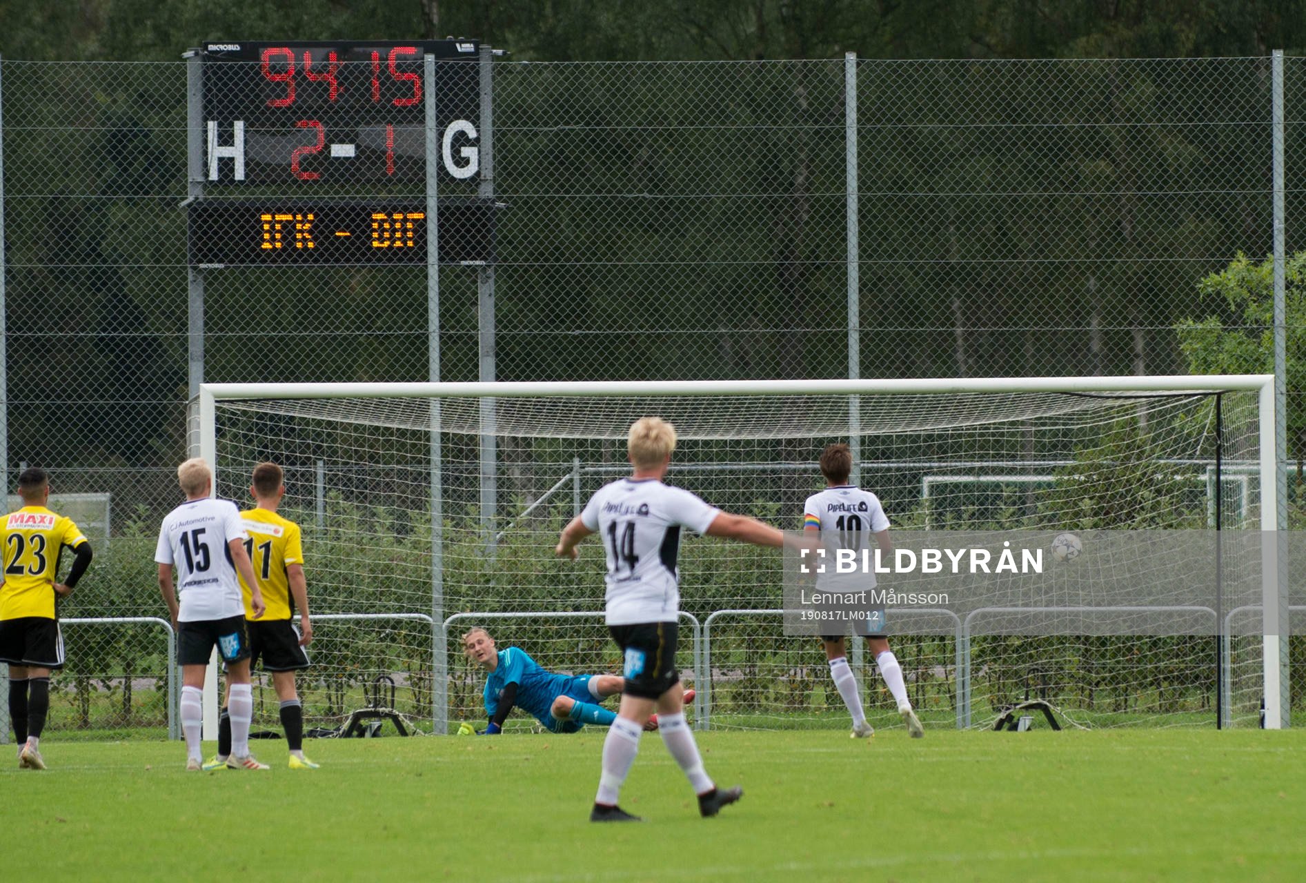 i matchen i division 2 mellan IFK Hässleholm och Dalstorp