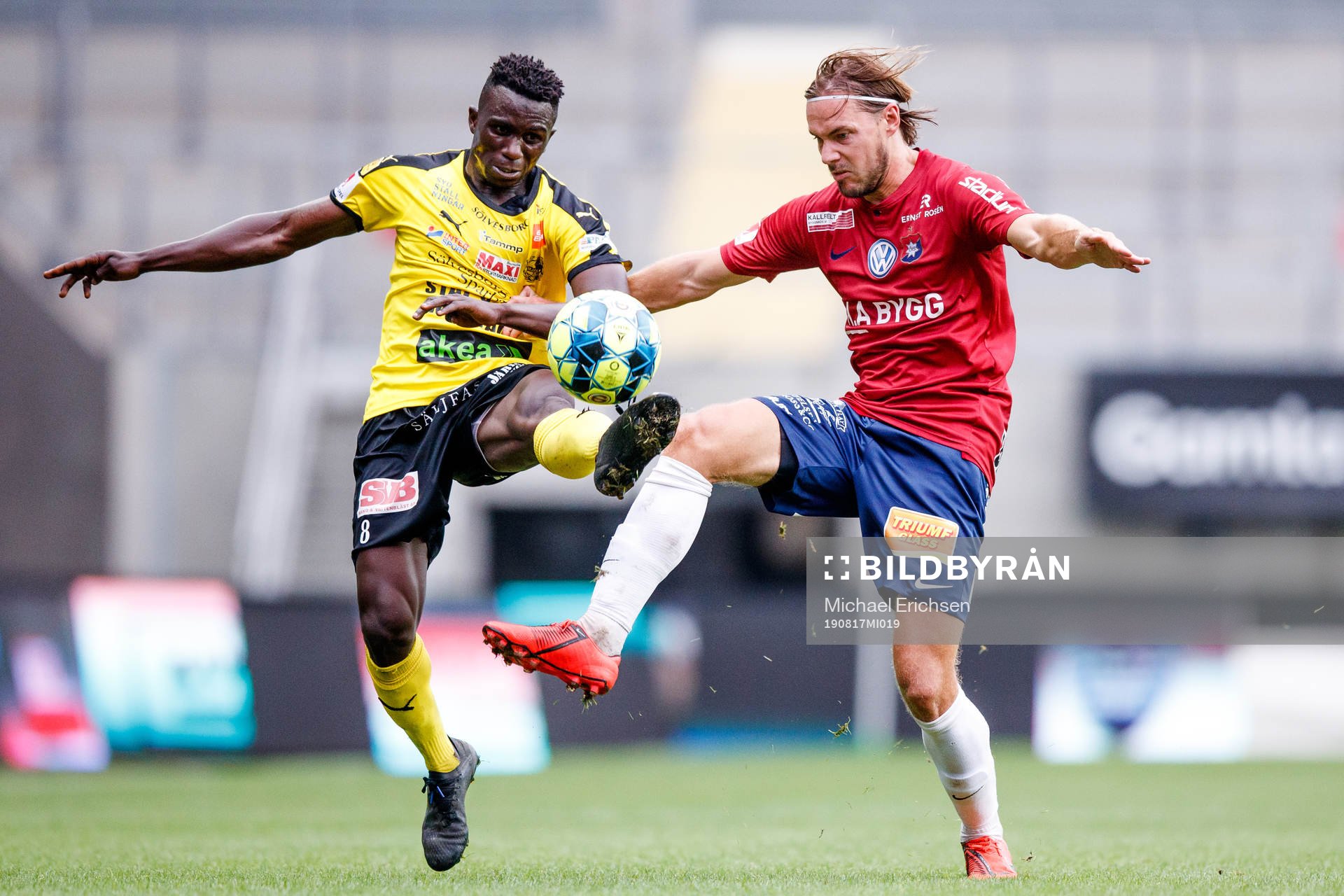 under fotbollsmatchen i Superettan mellan Örgryte och