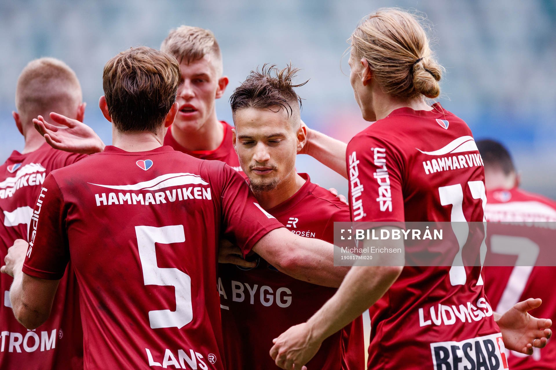 Örgrytes Anton Lans och Amin Affane jublar