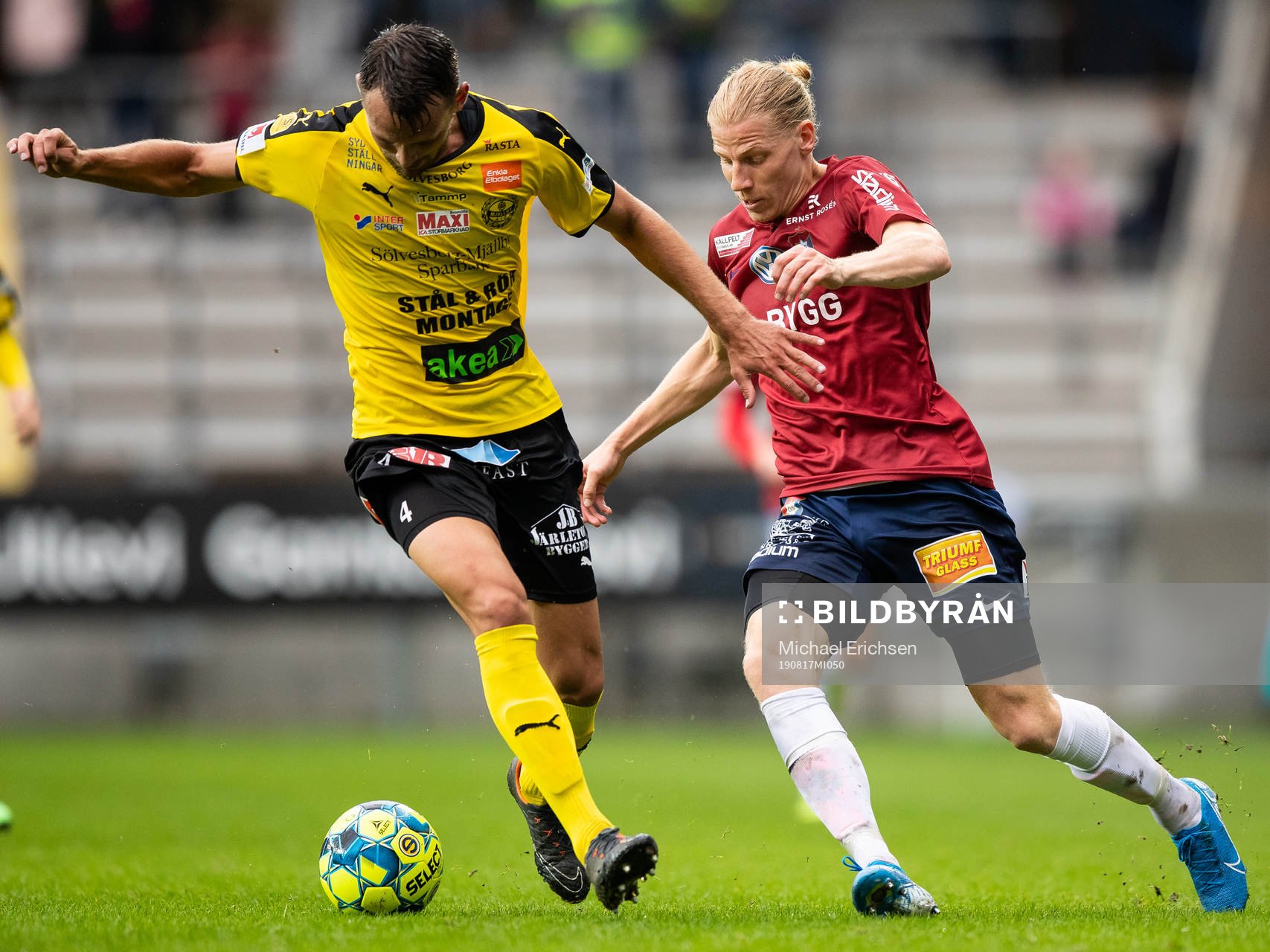 Mjällbys Max Watson och Örgrytes Gustav Ludwigson