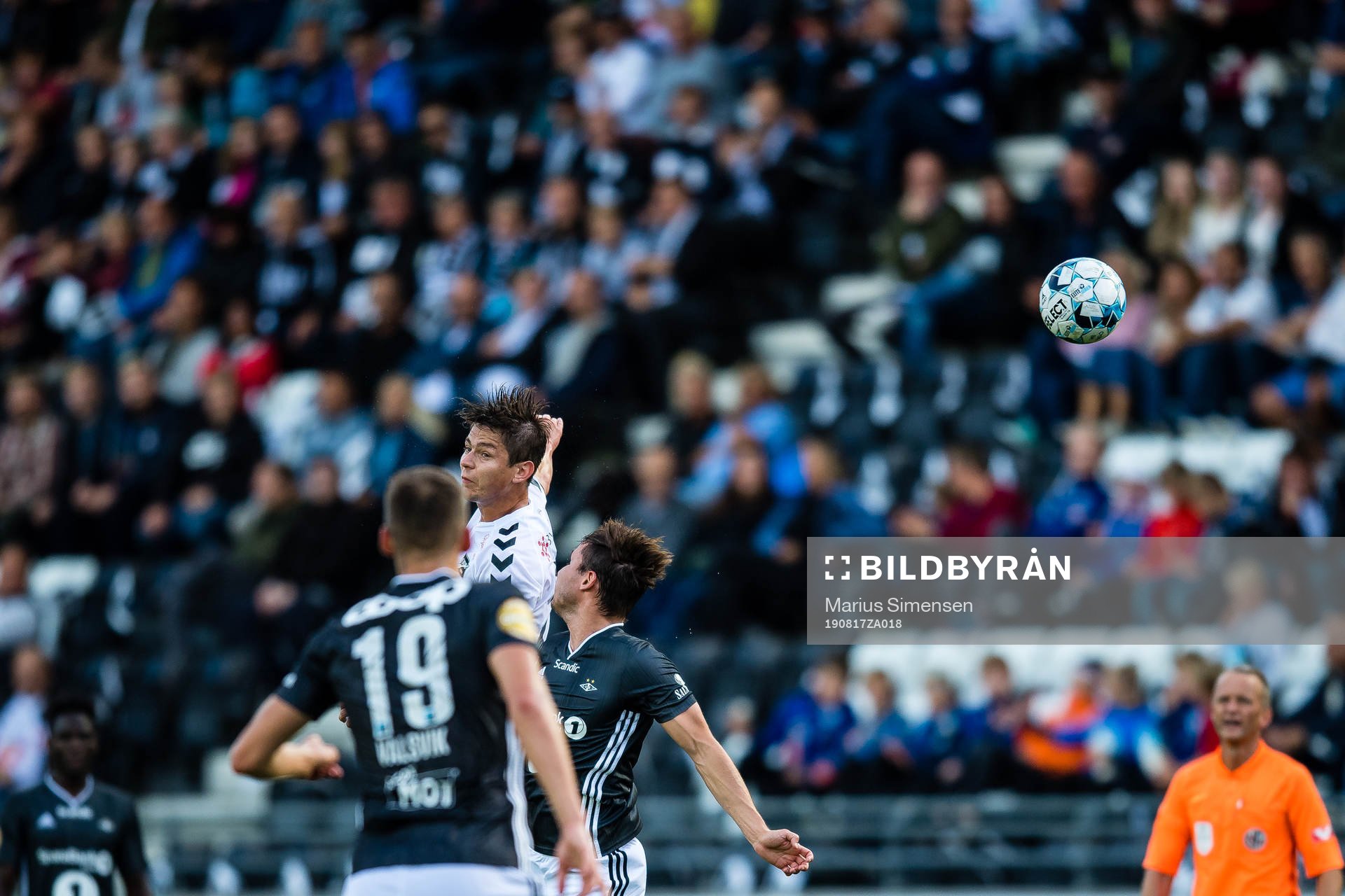 Torgeir Børven of Odd and Anders Trondsen of Rosenborg