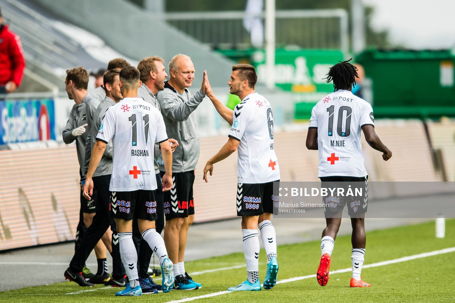 Dag-Eilev Fagermo, head coach of Odd,  and Vebjørn