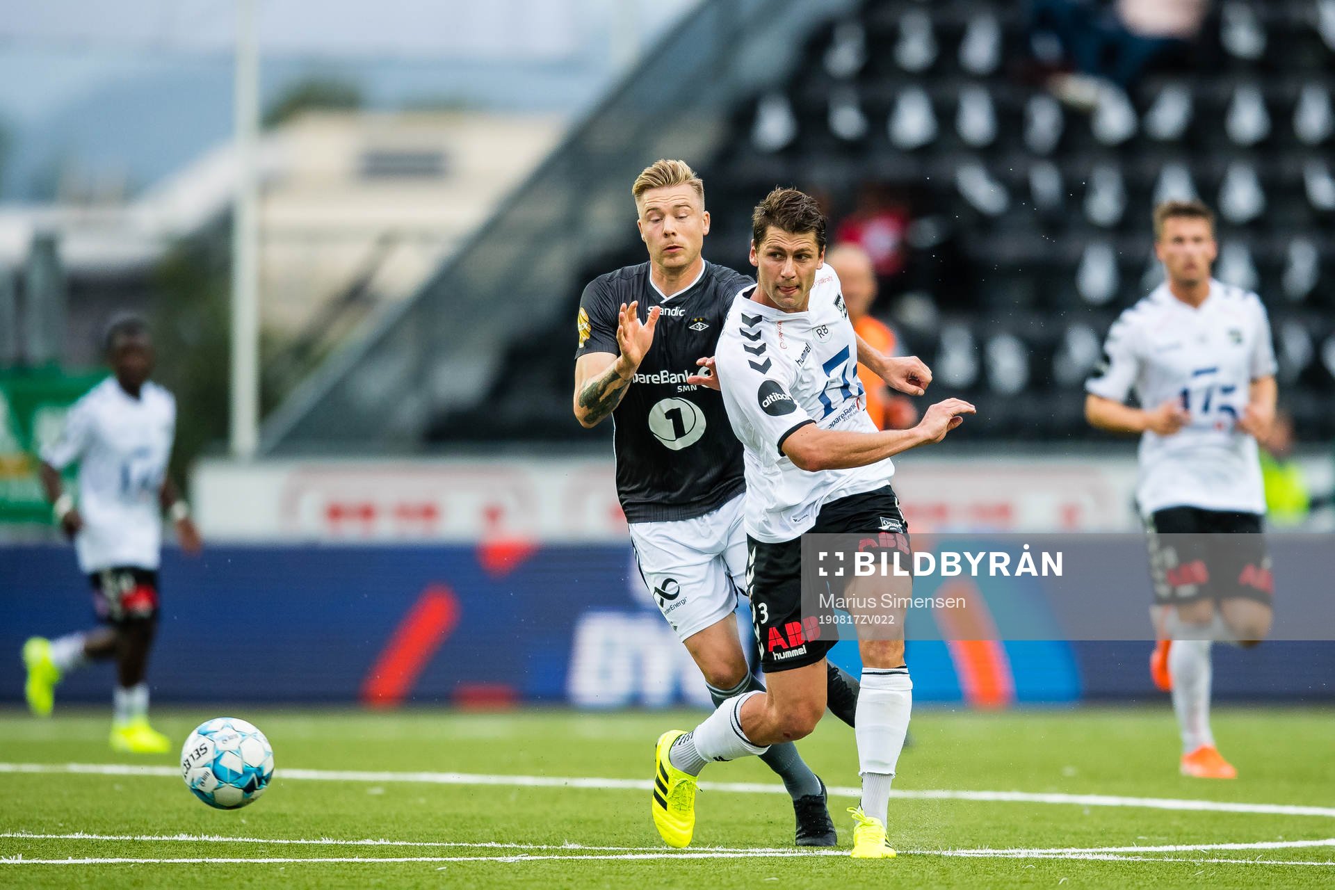 Alexander Toft Søderlund of Rosenborg and Fredrik Semb