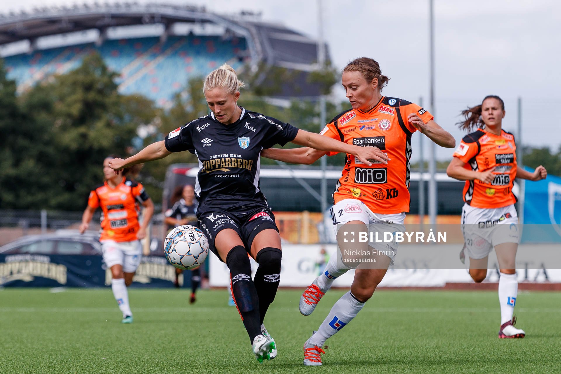 Göteborgs Filippa Curmark och Kristianstads Sif Atladottir
