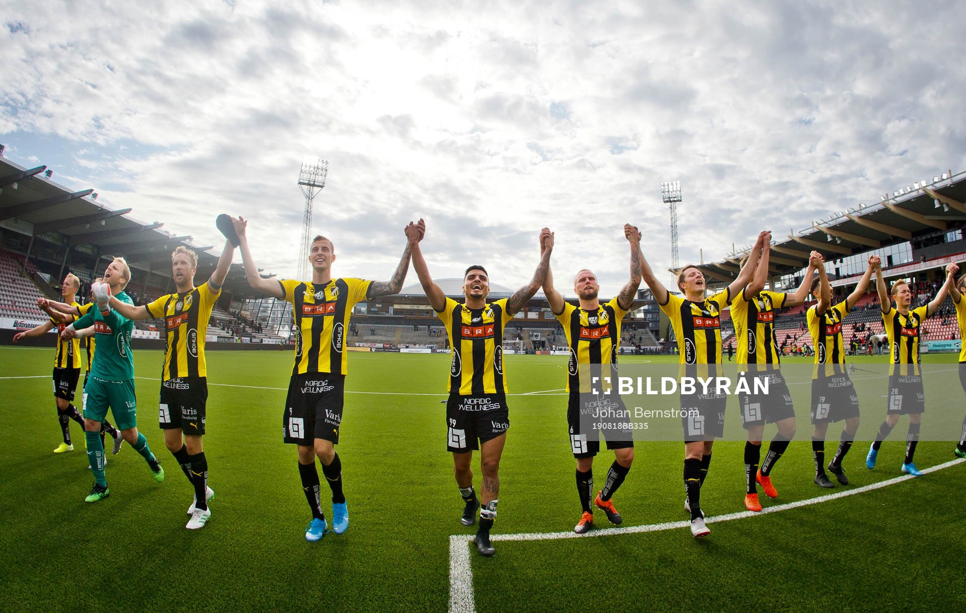 Häckens Gustaf Nilsson, Ahmed Yasin och Viktor Lundberg