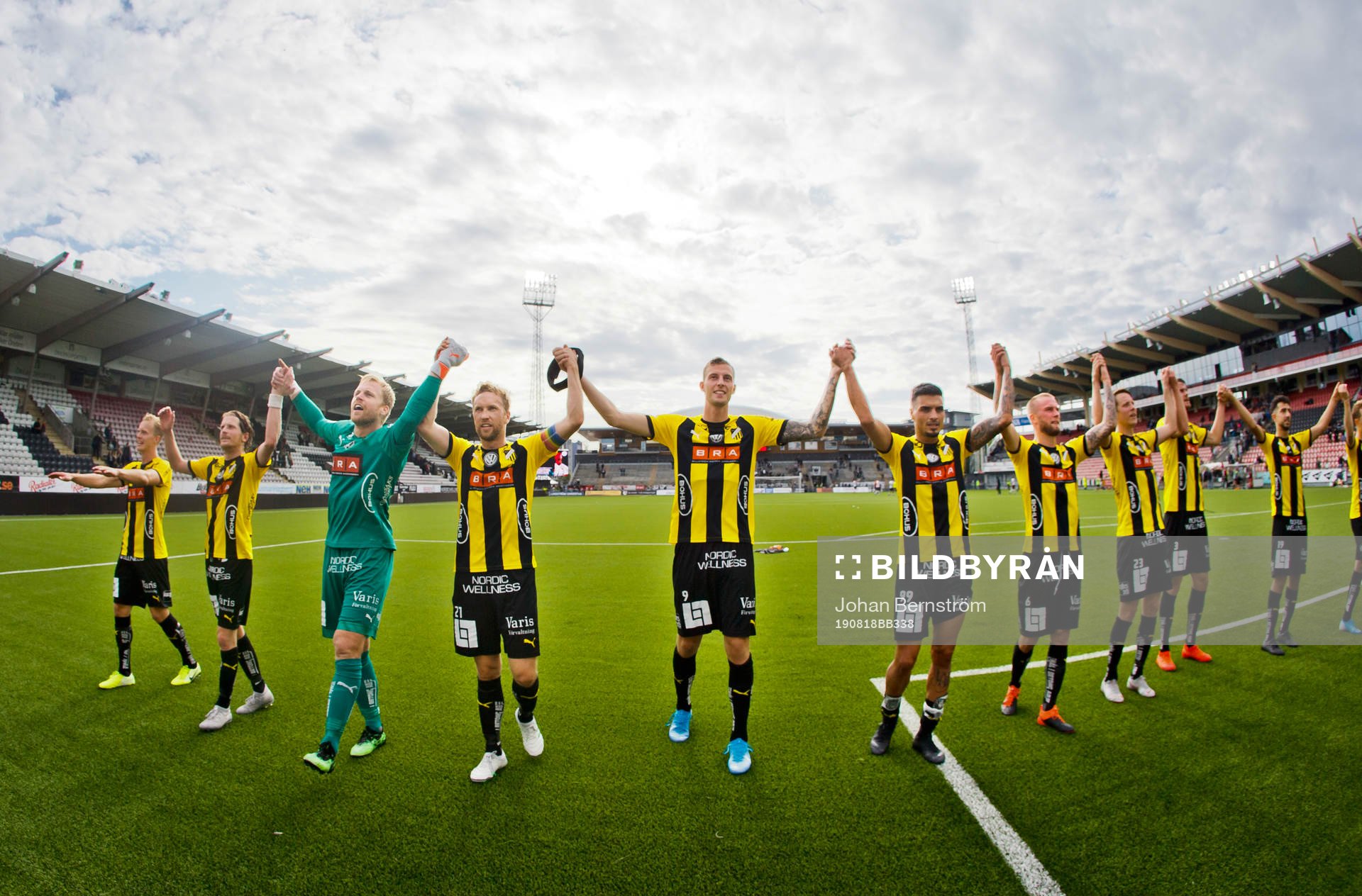 Häckens Gustaf Nilsson, Ahmed Yasin och Viktor Lundberg