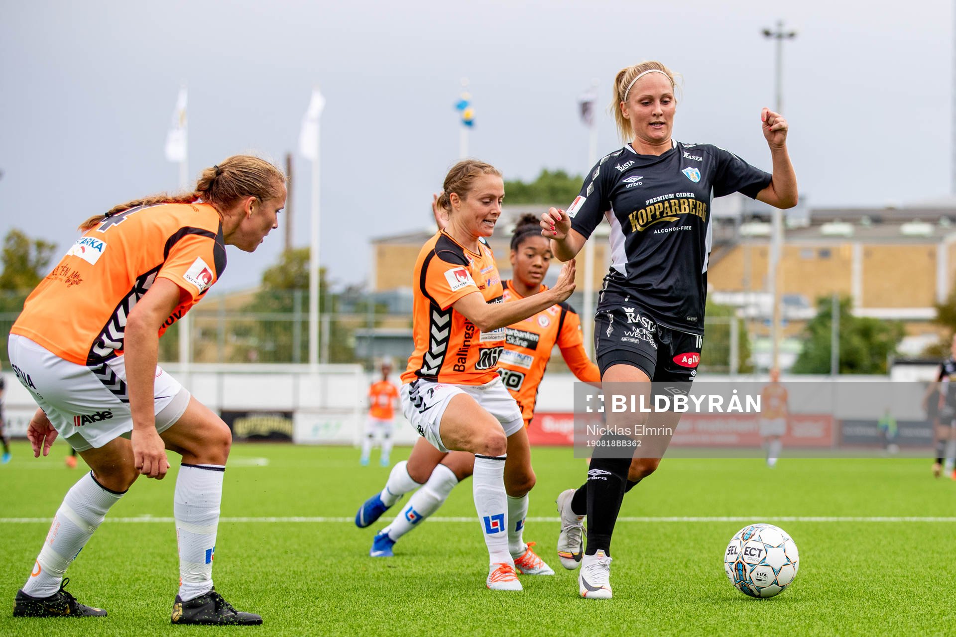 Göteborgs Karin Lundin mot Kristianstads Therese Ivarsson,