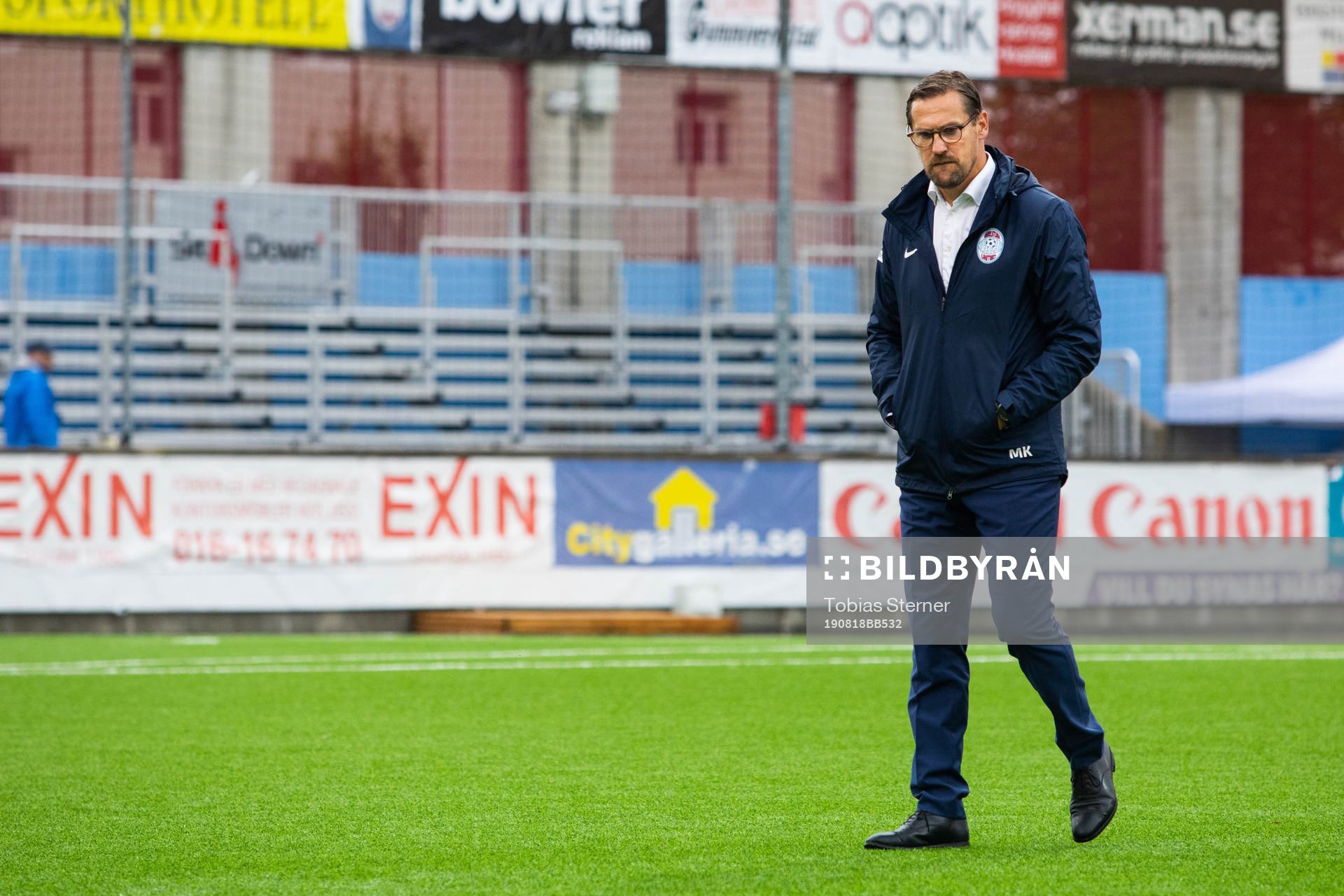 Eskilstunas tränare Magnus Karlsson deppar