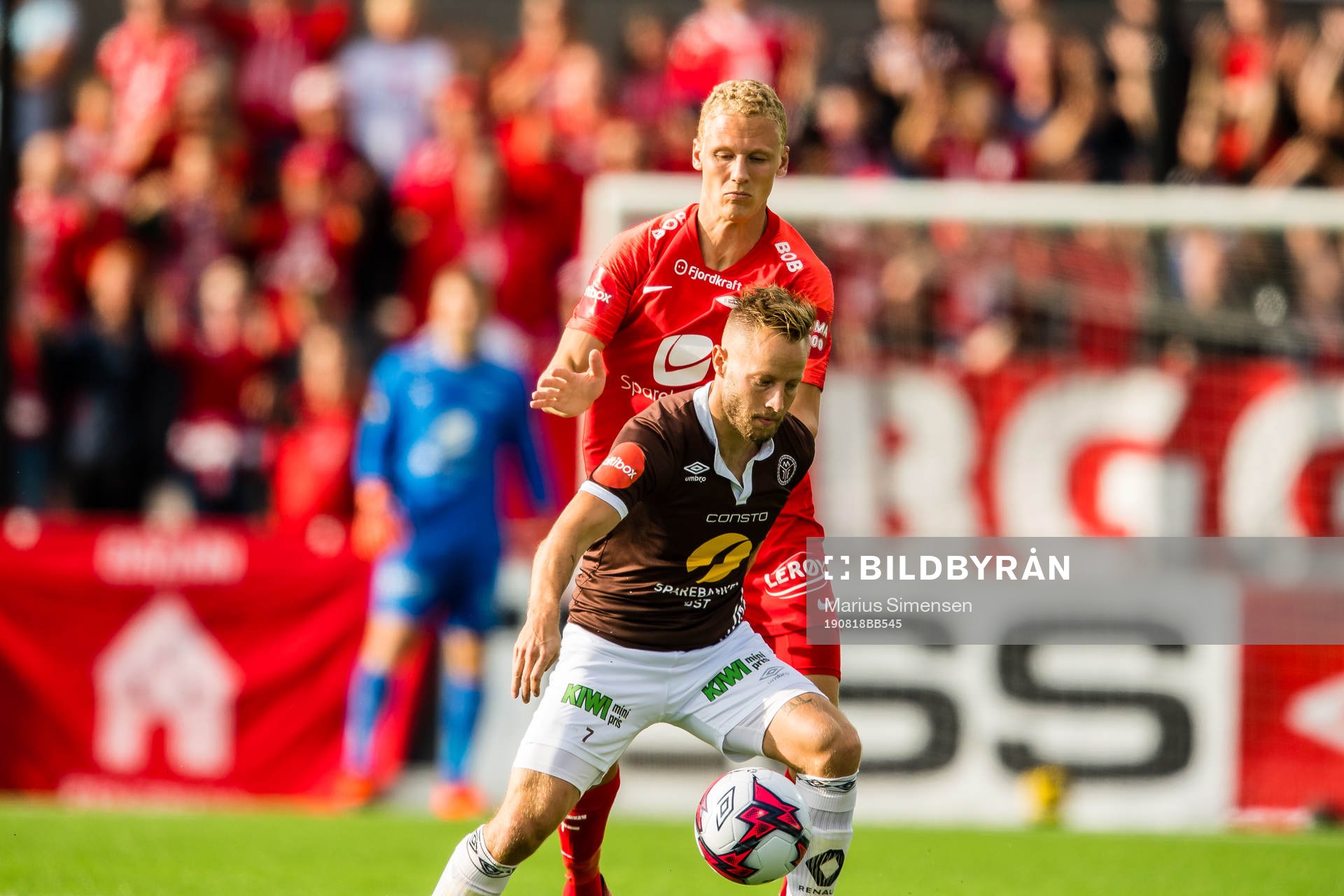 Kristoffer Ramos Barmen of Brann and Tonny Brochmann
