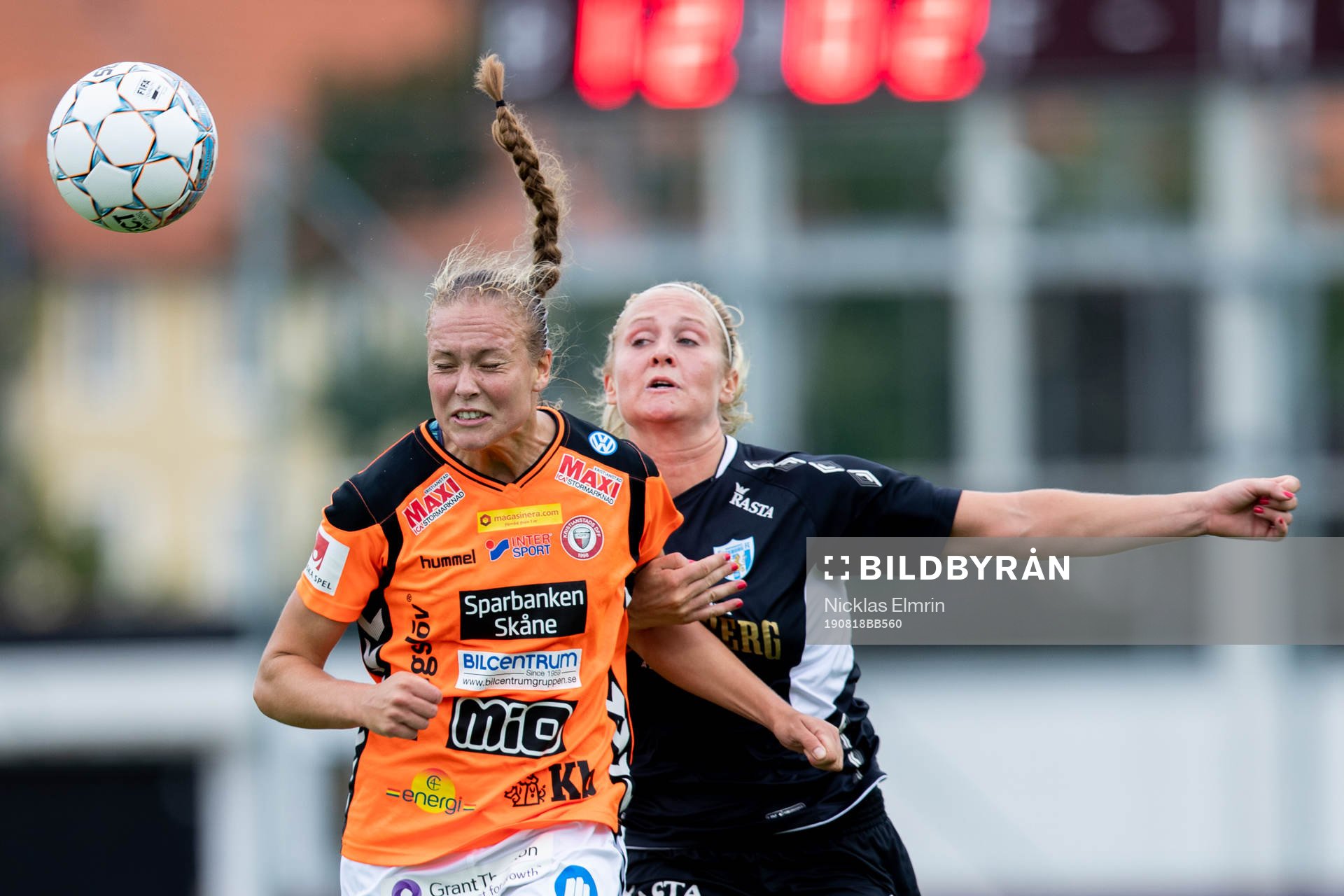 Kristianstads Therese Ivarsson mot Göteborgs Karin Lundin