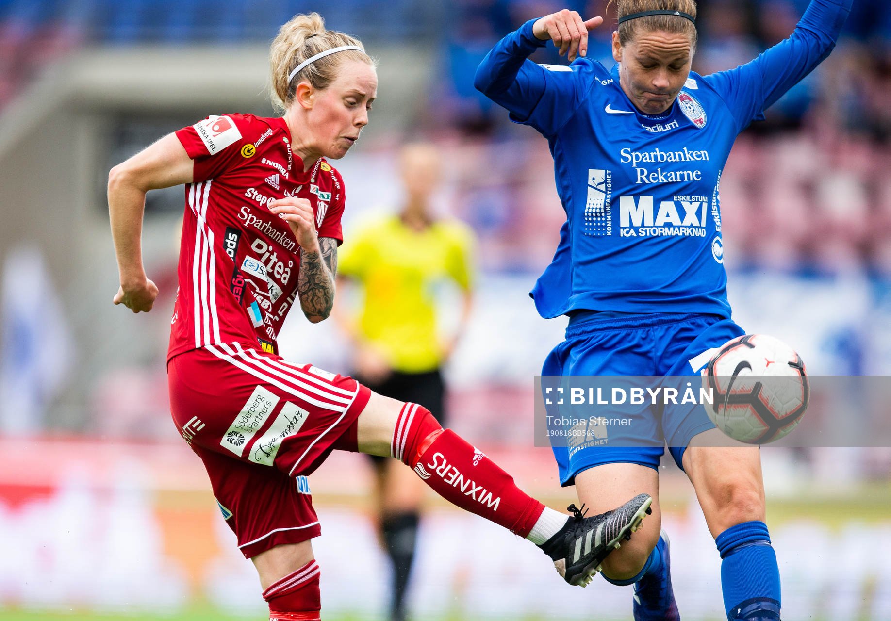 Piteås Cecilia Edlund och Eskilstunas Lisa Dahlkvist