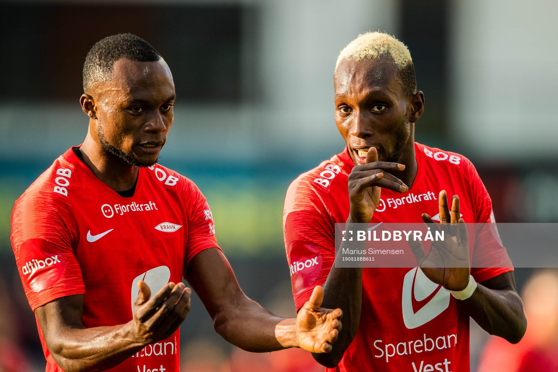 Gilbert Koomson and Karamoko Daouda Bamba of Brann