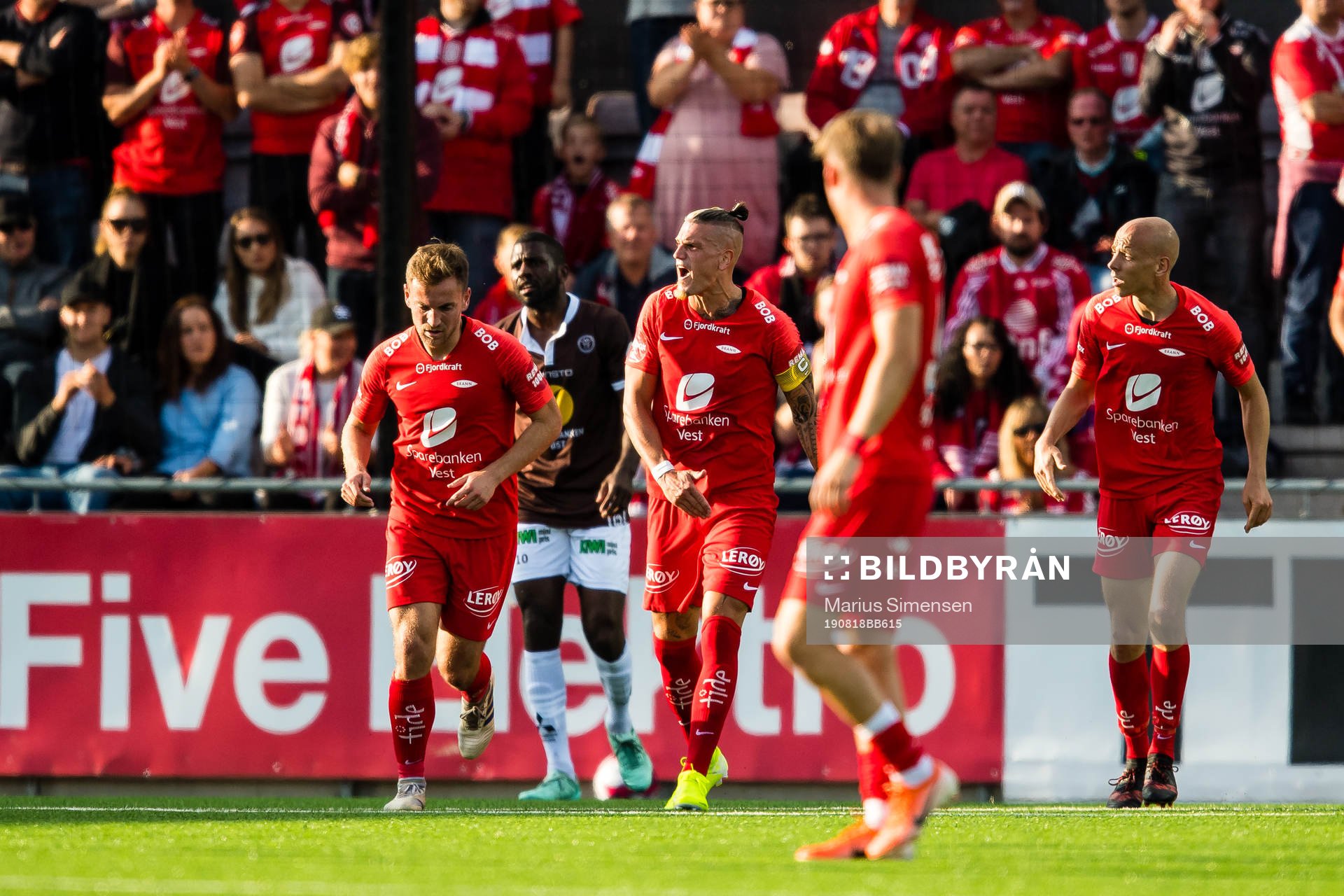Vito Wormgoor of Brann reacts