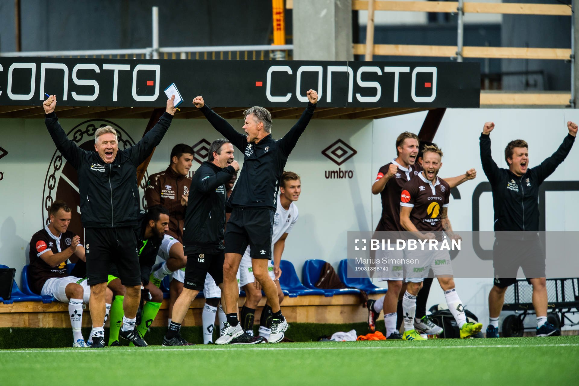 Vegard Hansen, head coach of Mjøndalen,  and Øyvind
