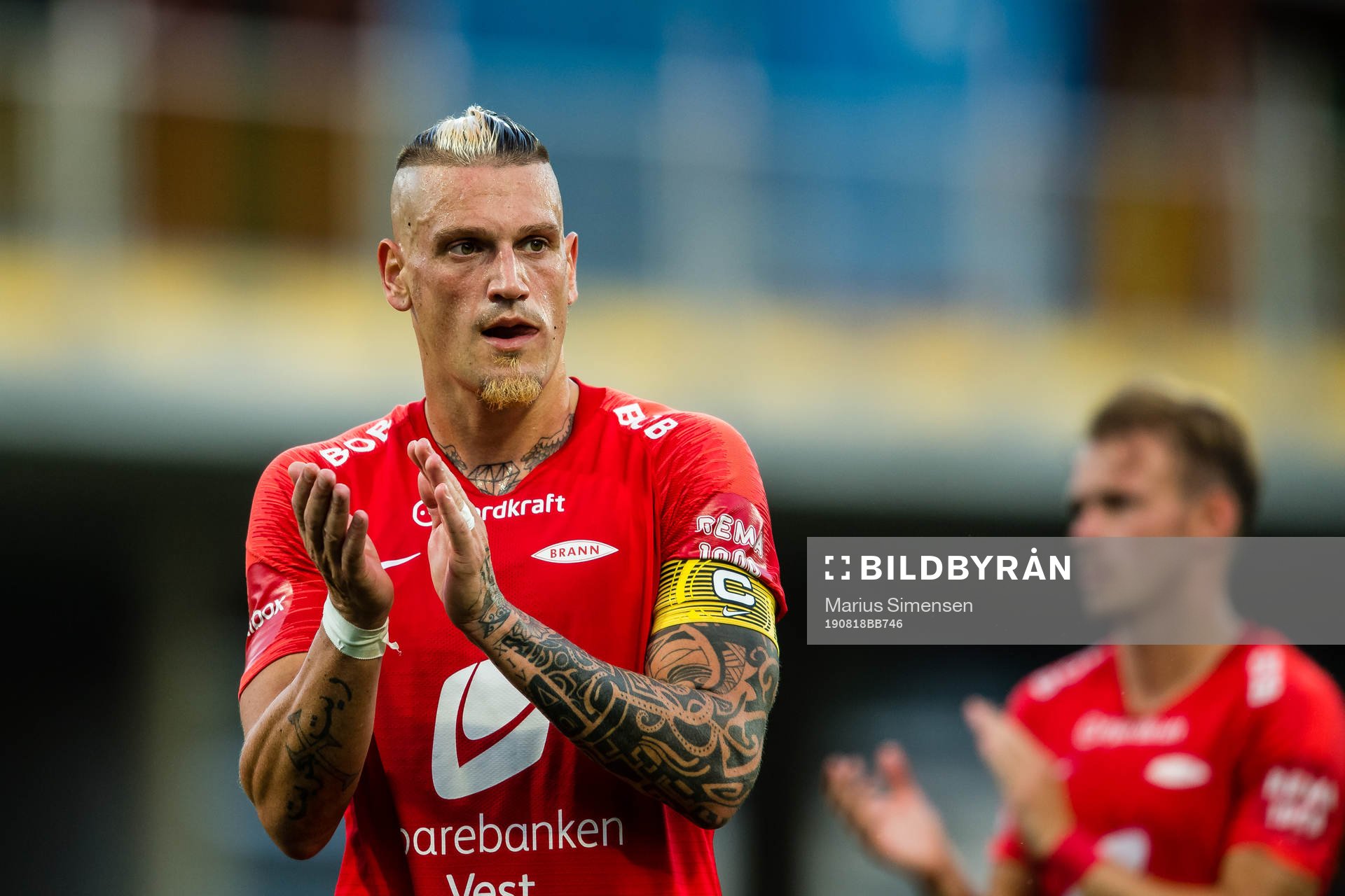 Vito Wormgoor of Brann looks dejected