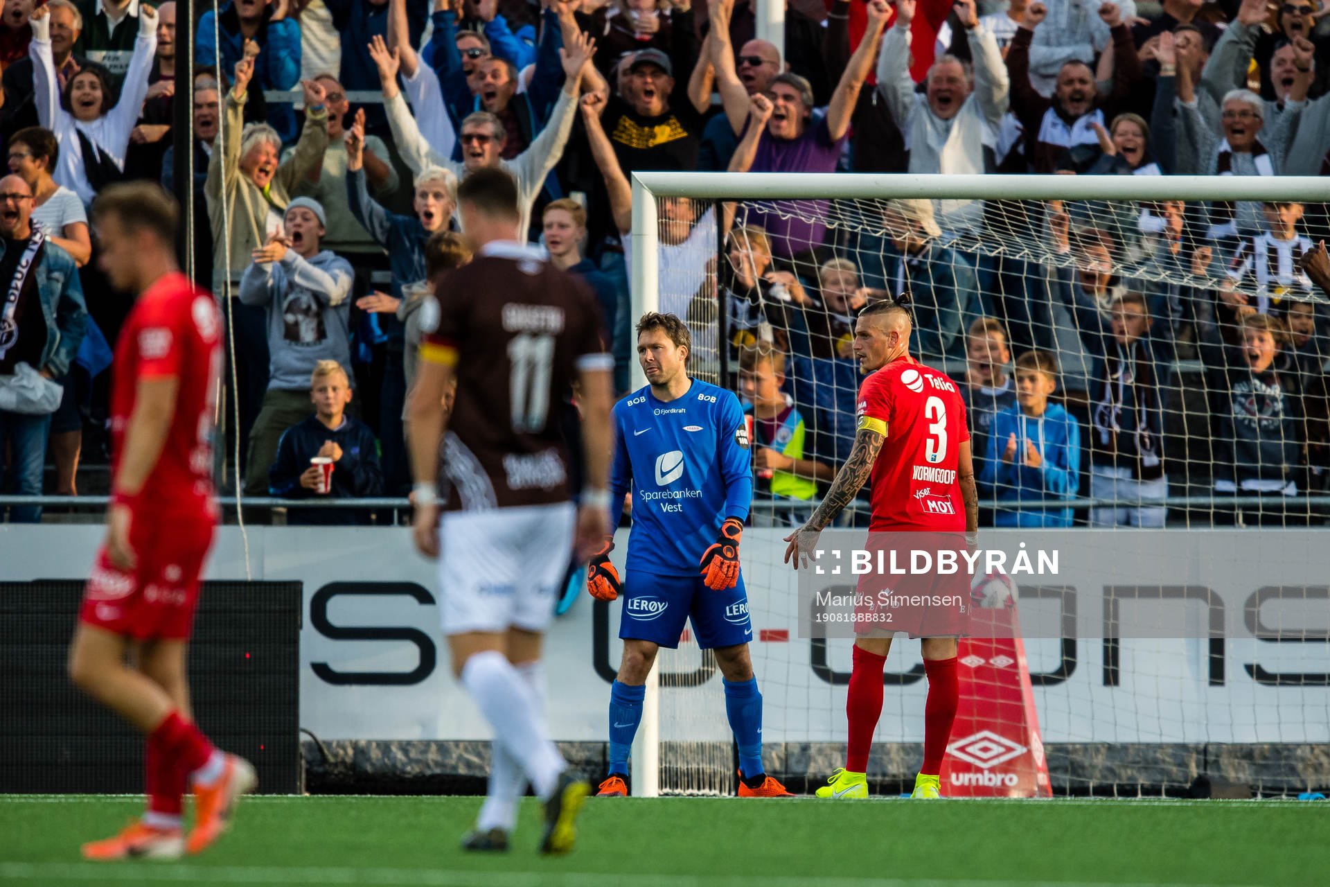 Håkon Eikemo Opdal of Brann and Vito Wormgoor of Brann