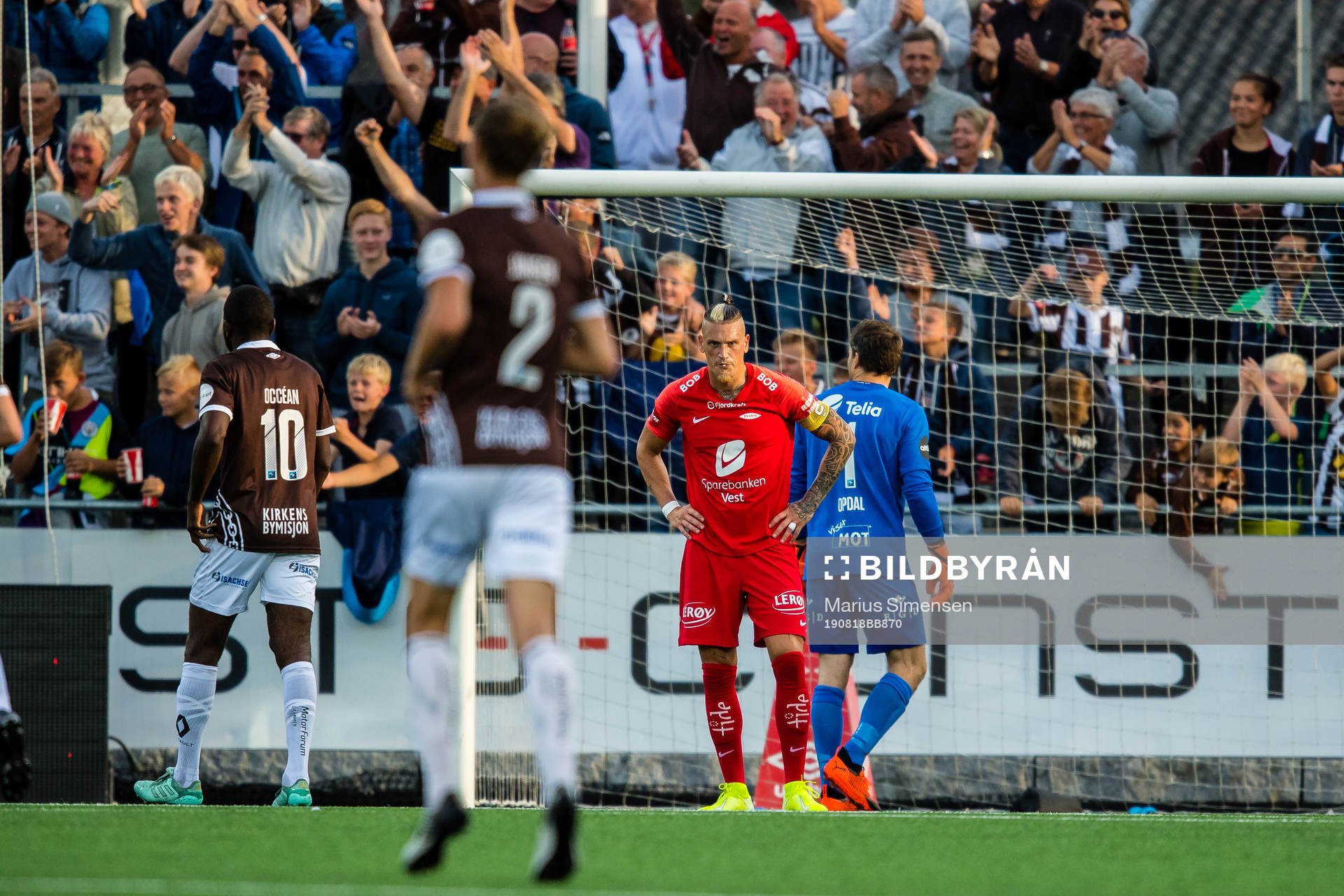 Vito Wormgoor of Brann looks dejected
