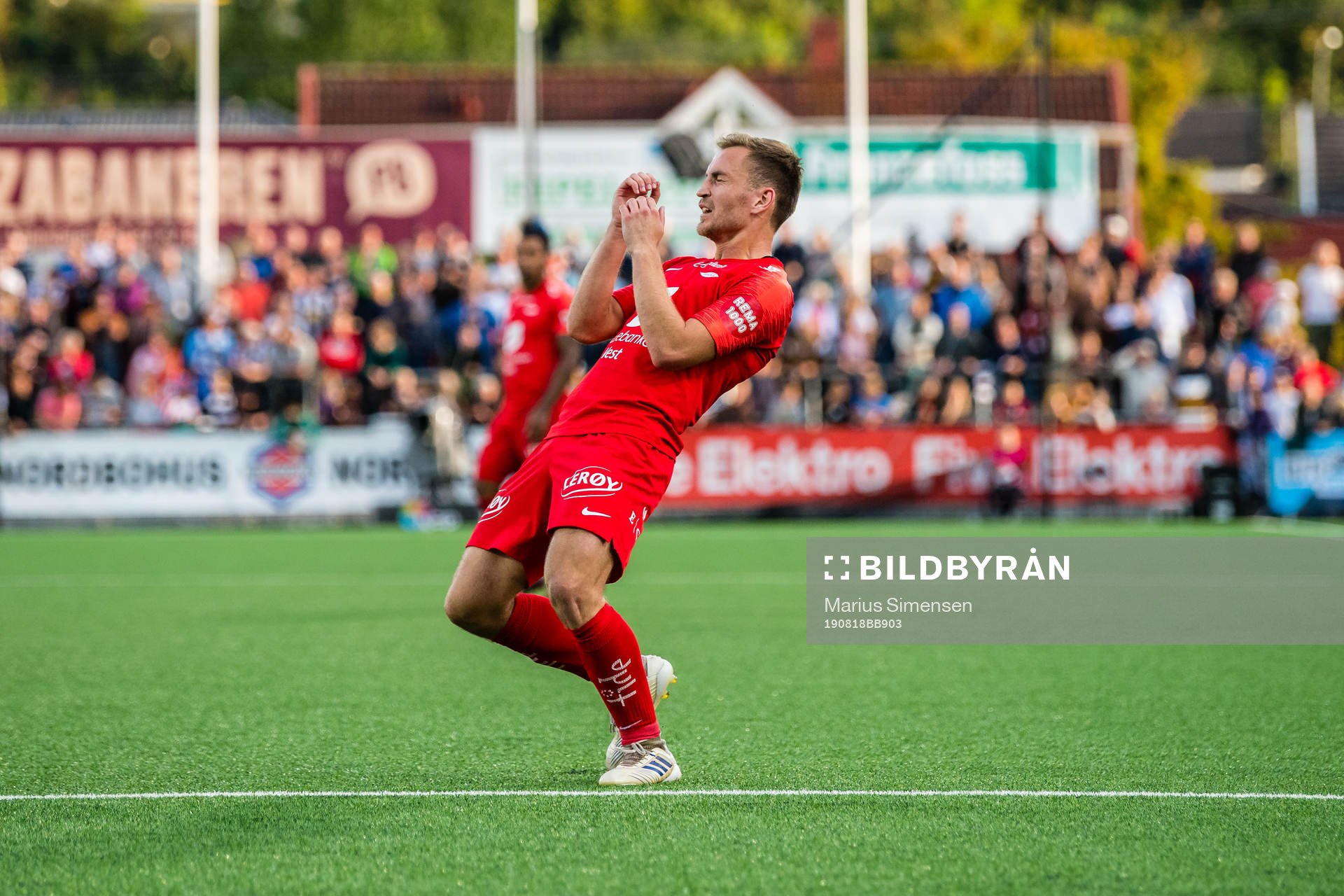 Amer Ordagic of Brann reacts