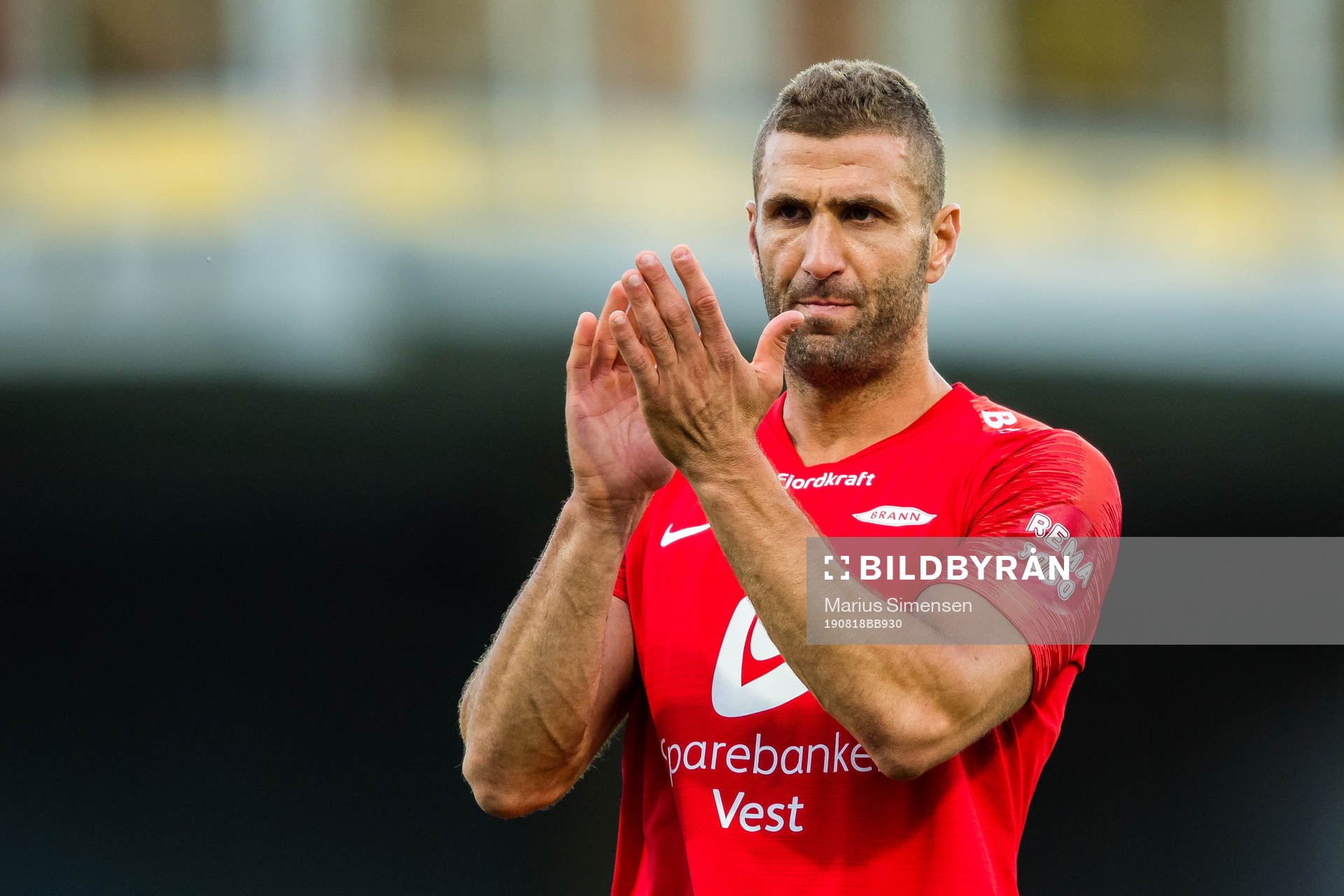 Azar Karadas of Brann looks dejected
