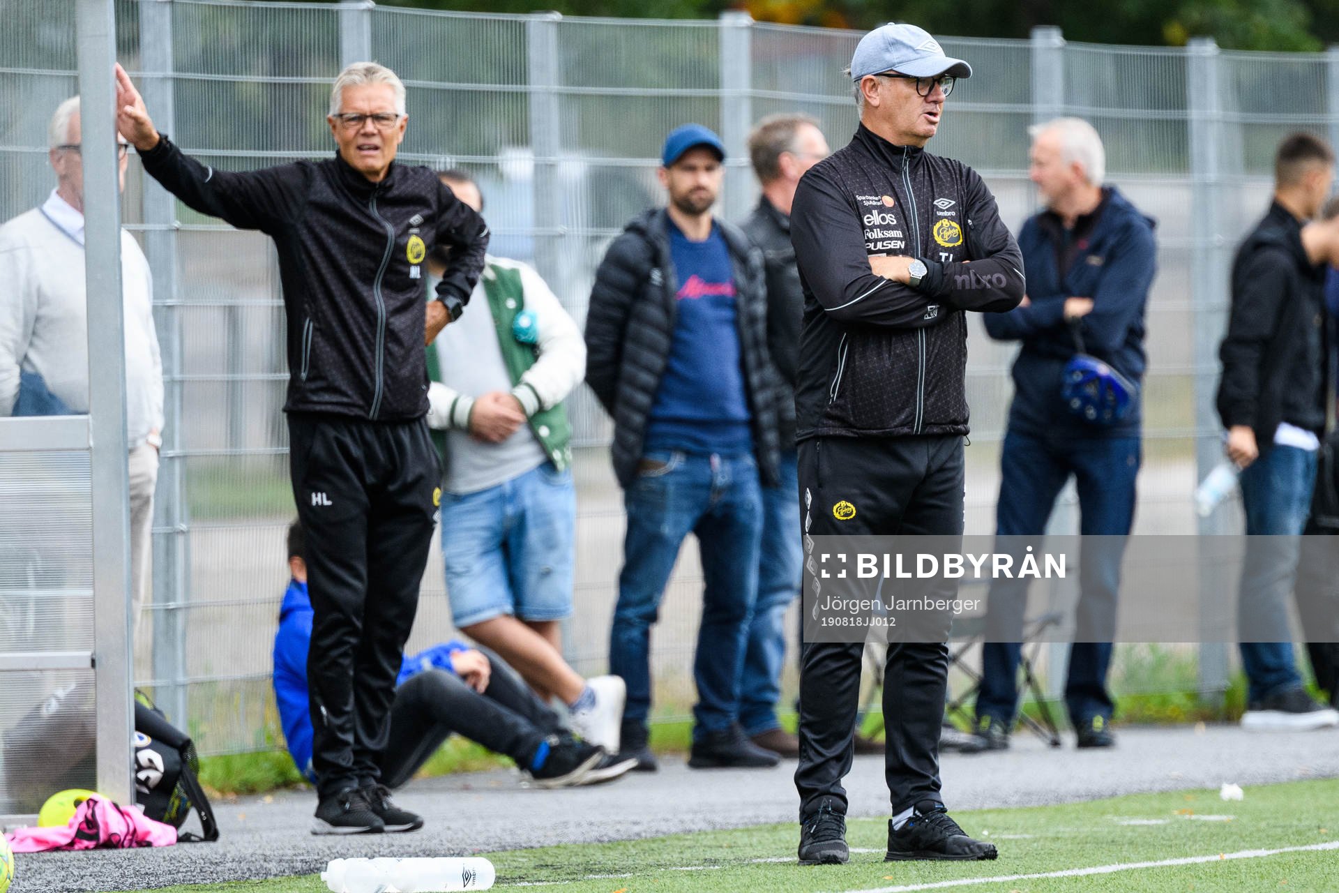 Elfsborgs U17 tränare Tony Lundqvist  och Hans Lindbom