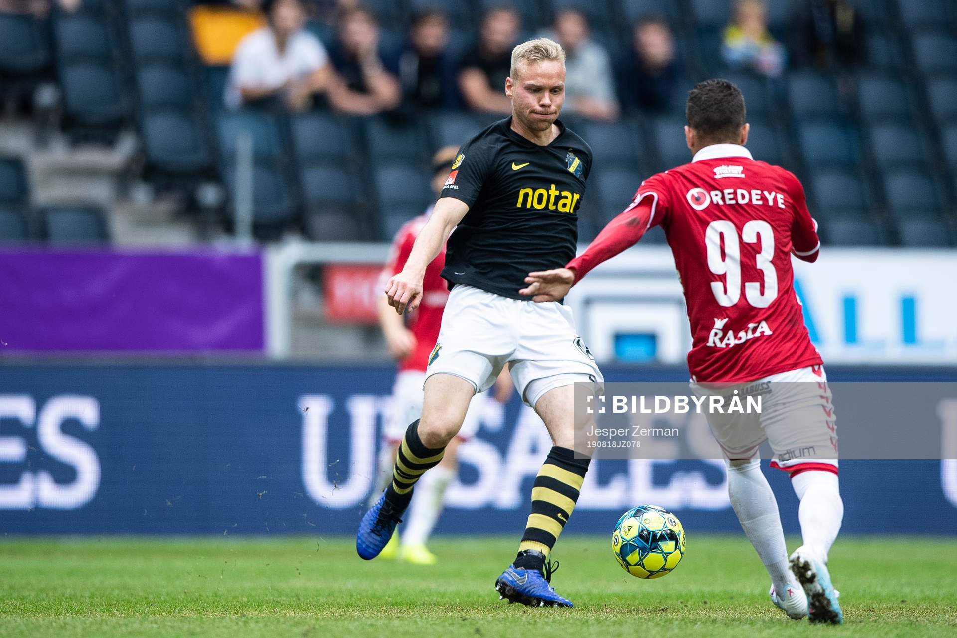 s Kolbeinn Sigthorsson och Kalmars Rafael Gimenes Da Silva