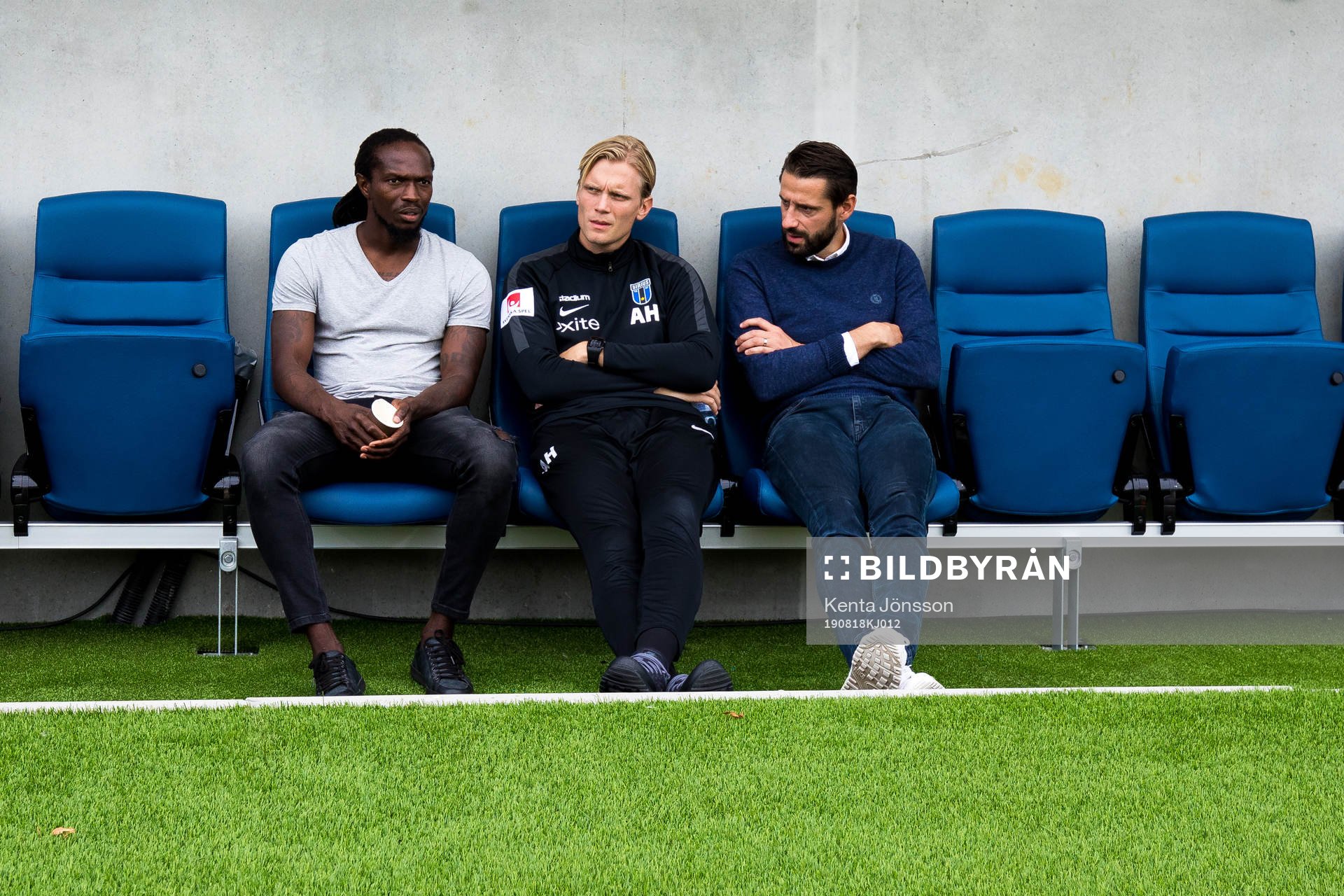 Sirius Kebba Ceesay och tränare Mirza Jelecak