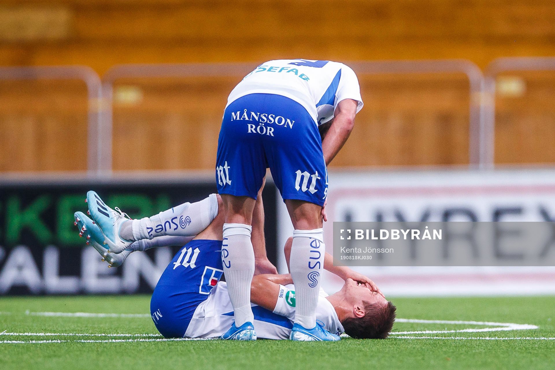 IFK Norrköpings Simon Thern har ont