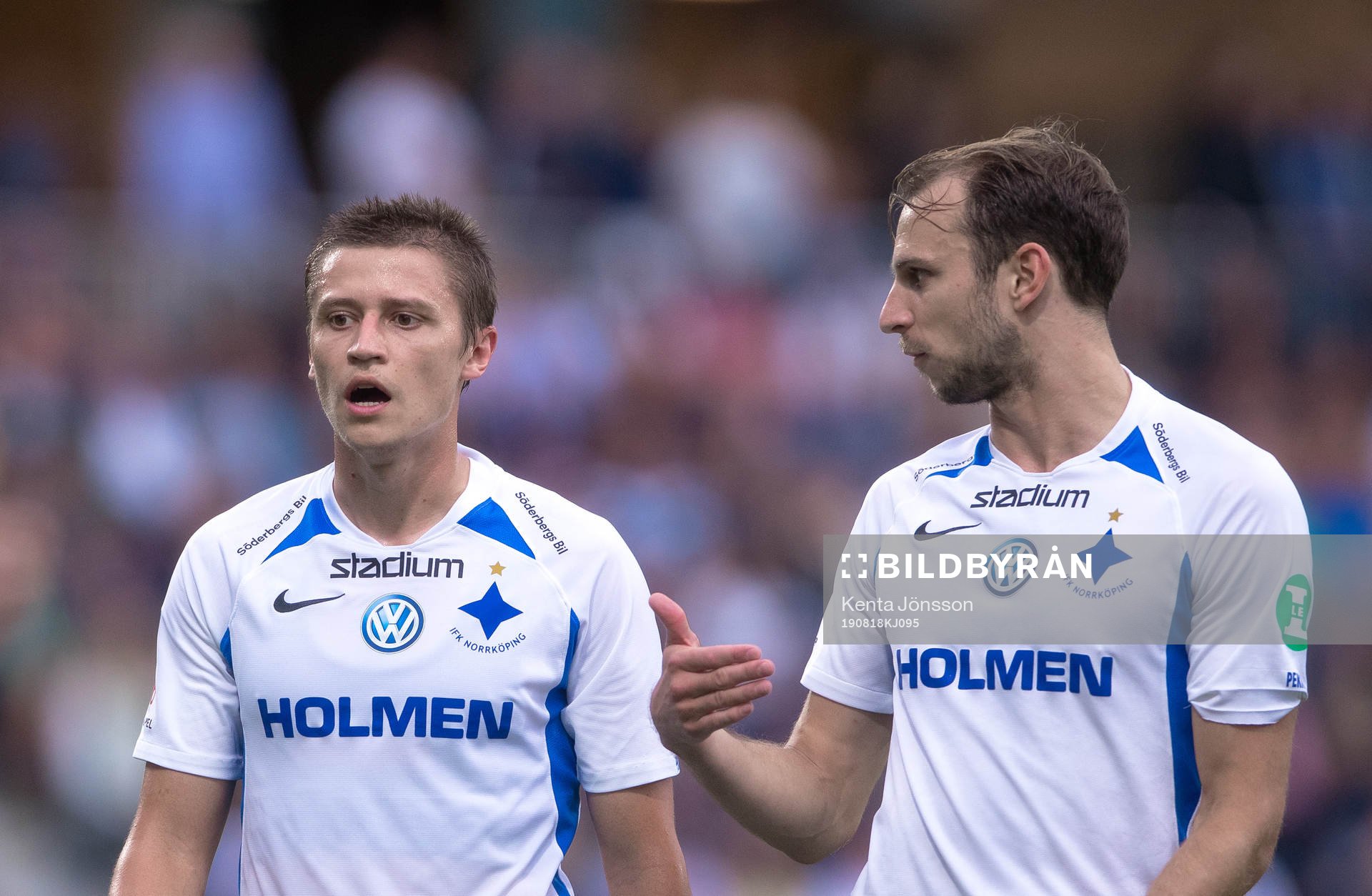 IFK Norrköpings Simon Thern och Lars Krogh Gerson