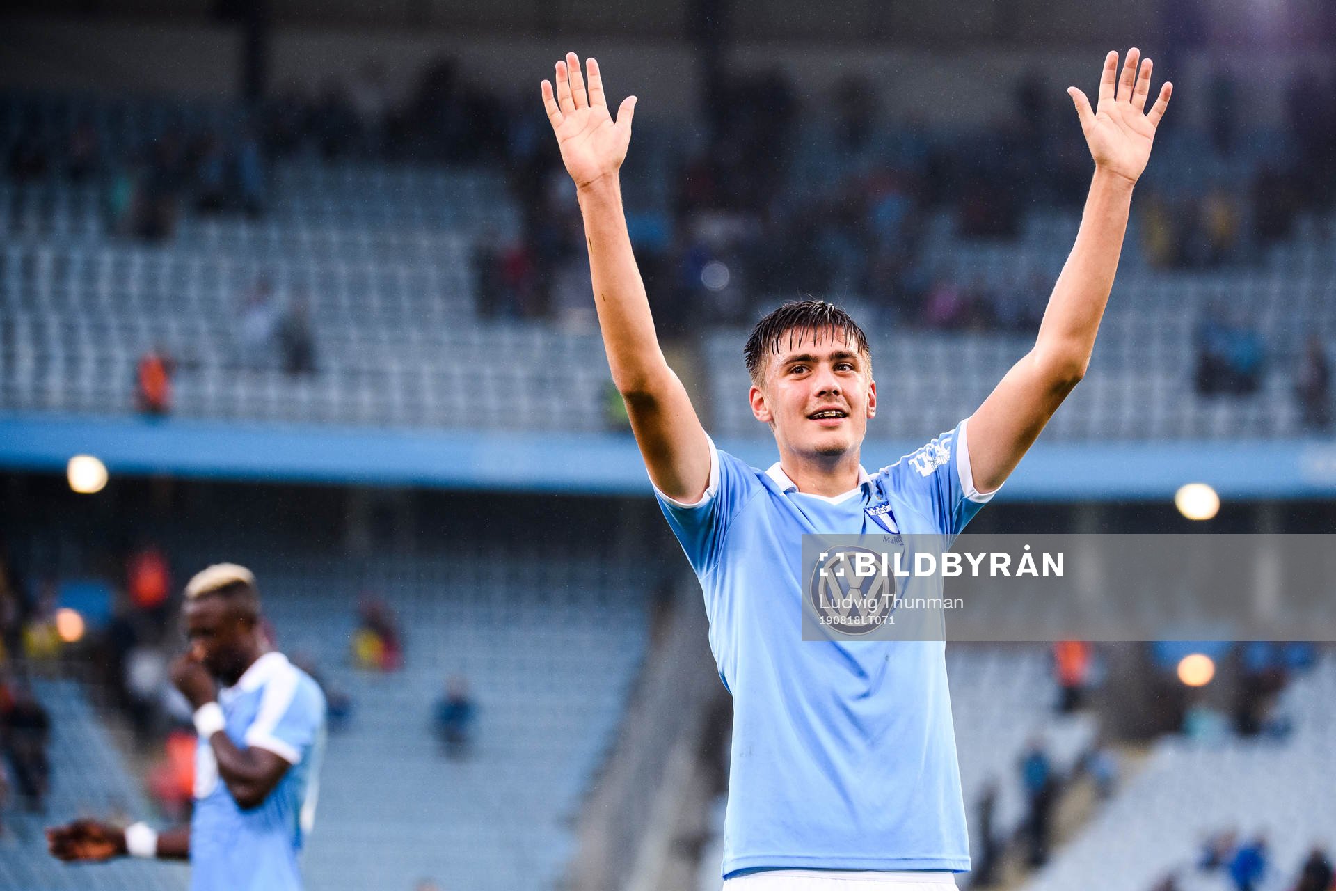 Malmö FFs Tim Prica jublar