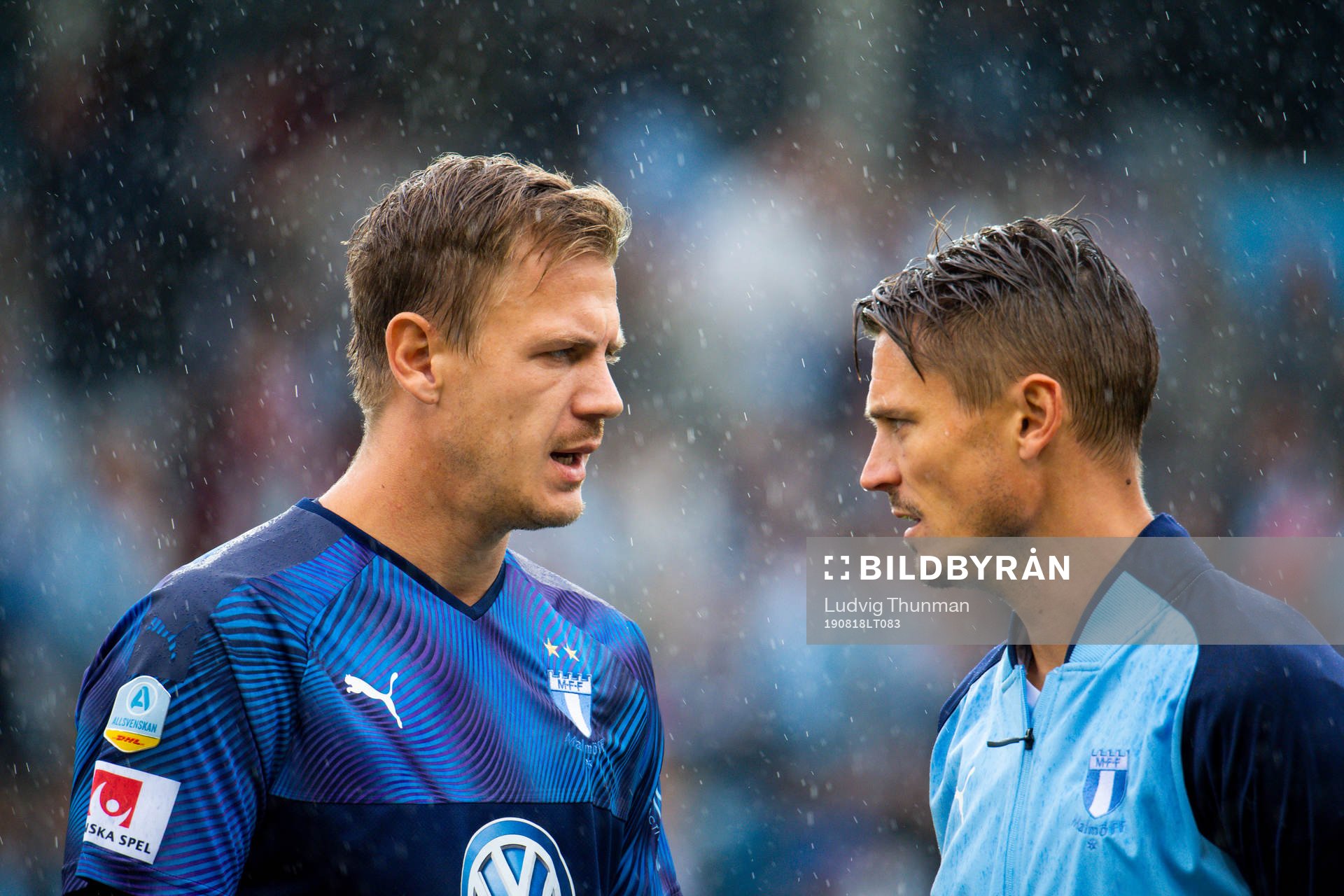 Malmö FFs Johan Dahlin och Markus Rosenberg