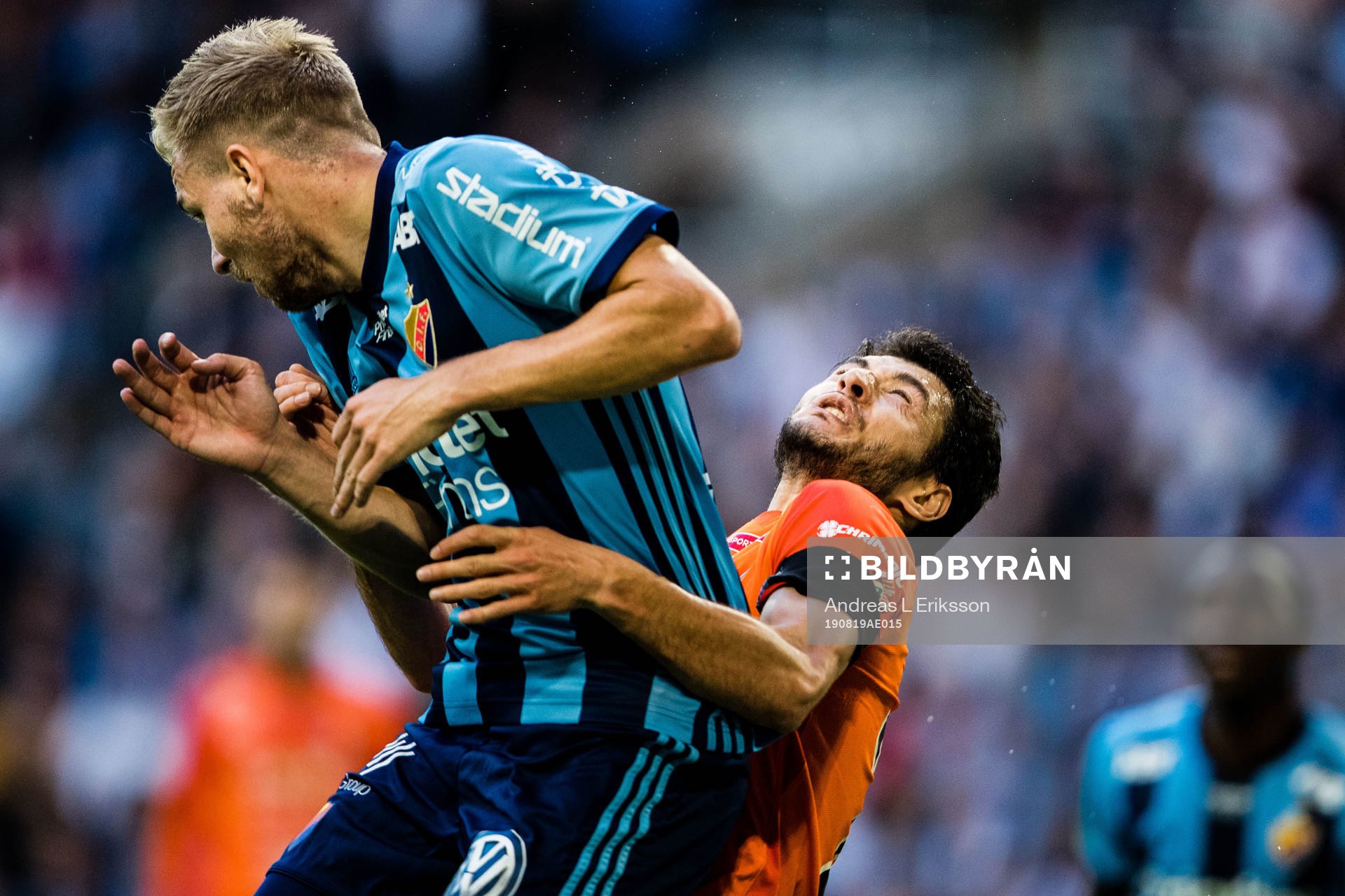 Djurgårdens Jonathan Ring och AFC Eskilstunas Anel Rashkaj