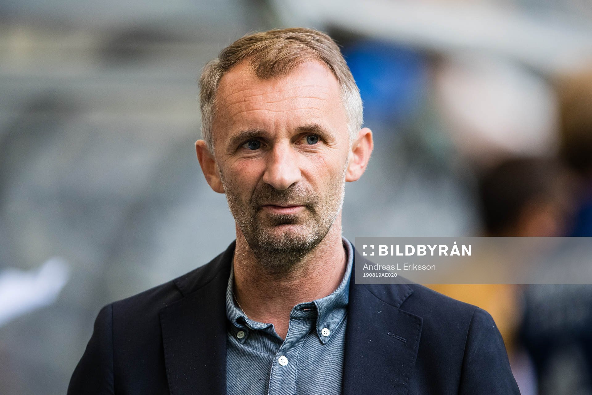 AFC Eskilstunas tränare Nemanja Miljanvoic innan