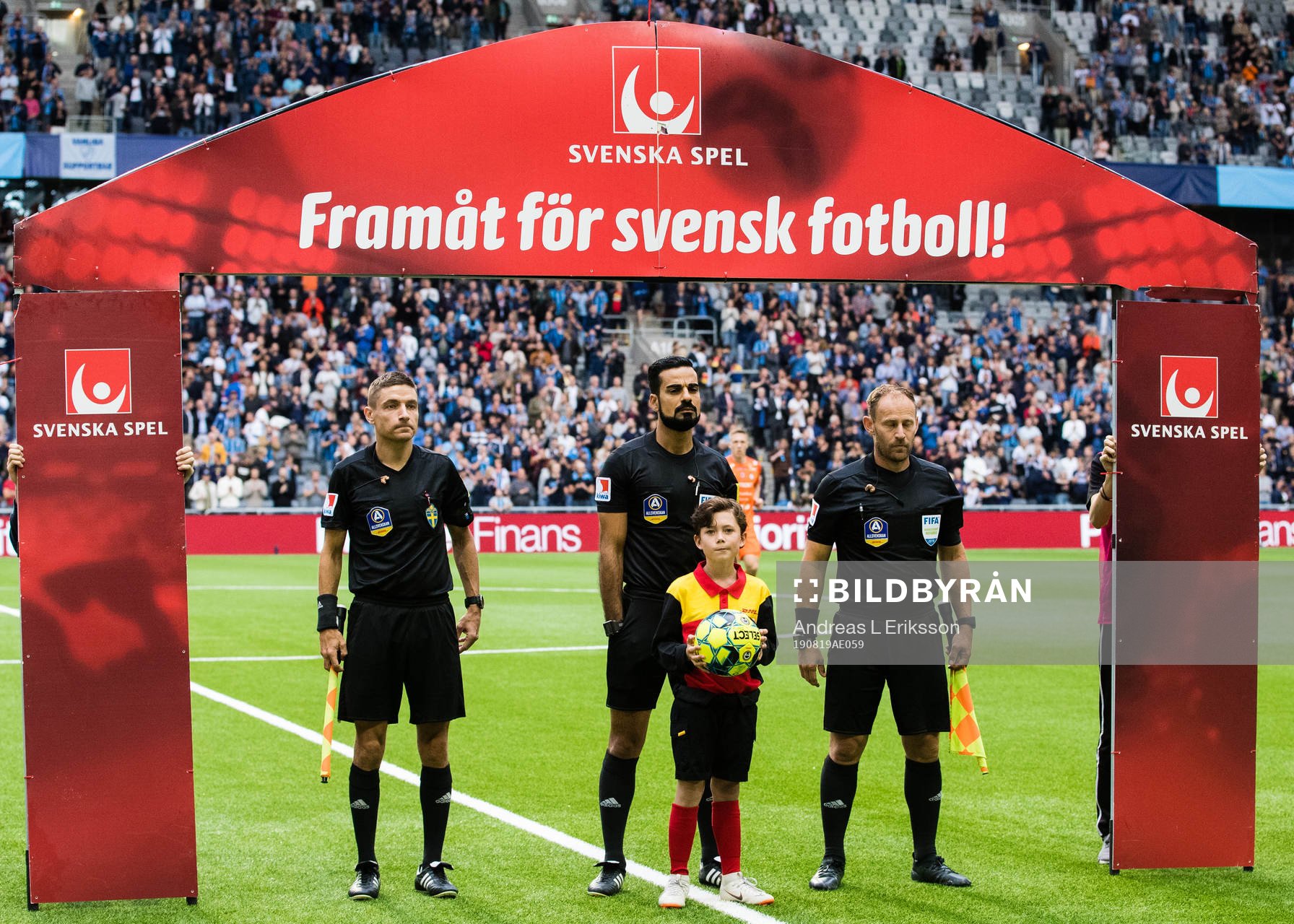 Domarteamet med Johan Thalin, Mohammed Al-Hakim och Peter