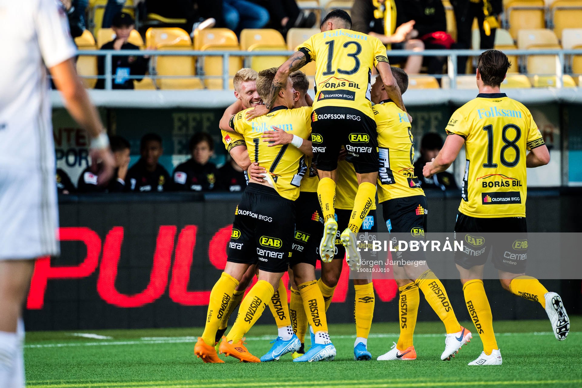 Elfsborgs spelare jublar