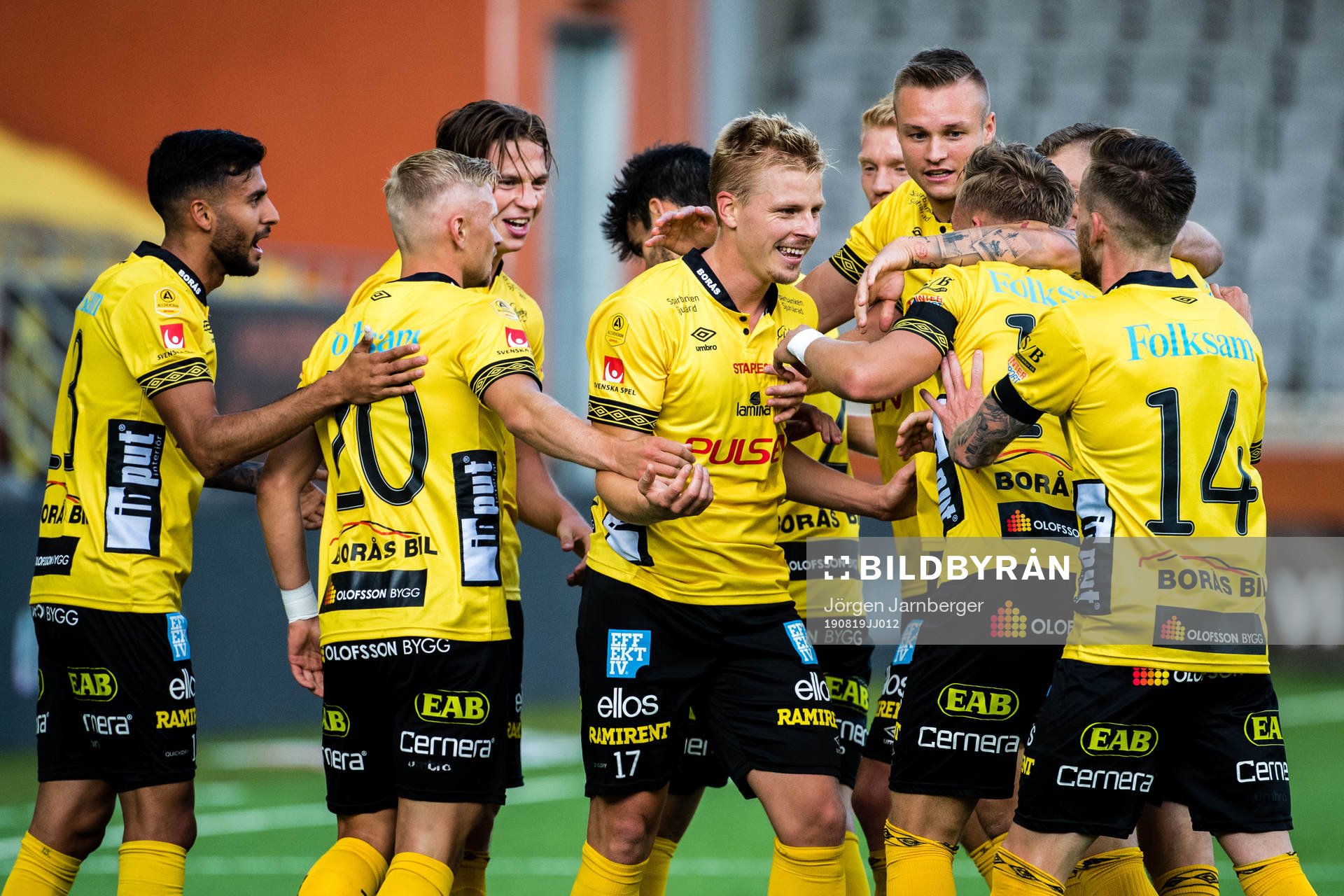 Elfsborgs spelare jublar